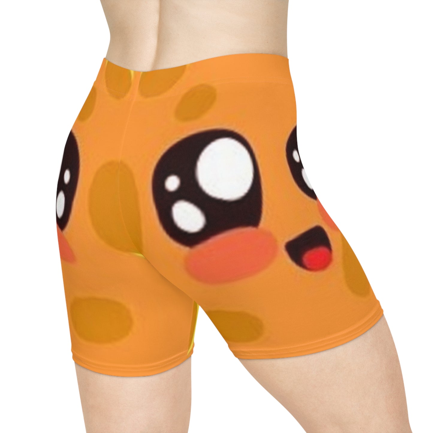 Cute Cartoon Biker Shorts for Women - Fun and Playful Summer Style