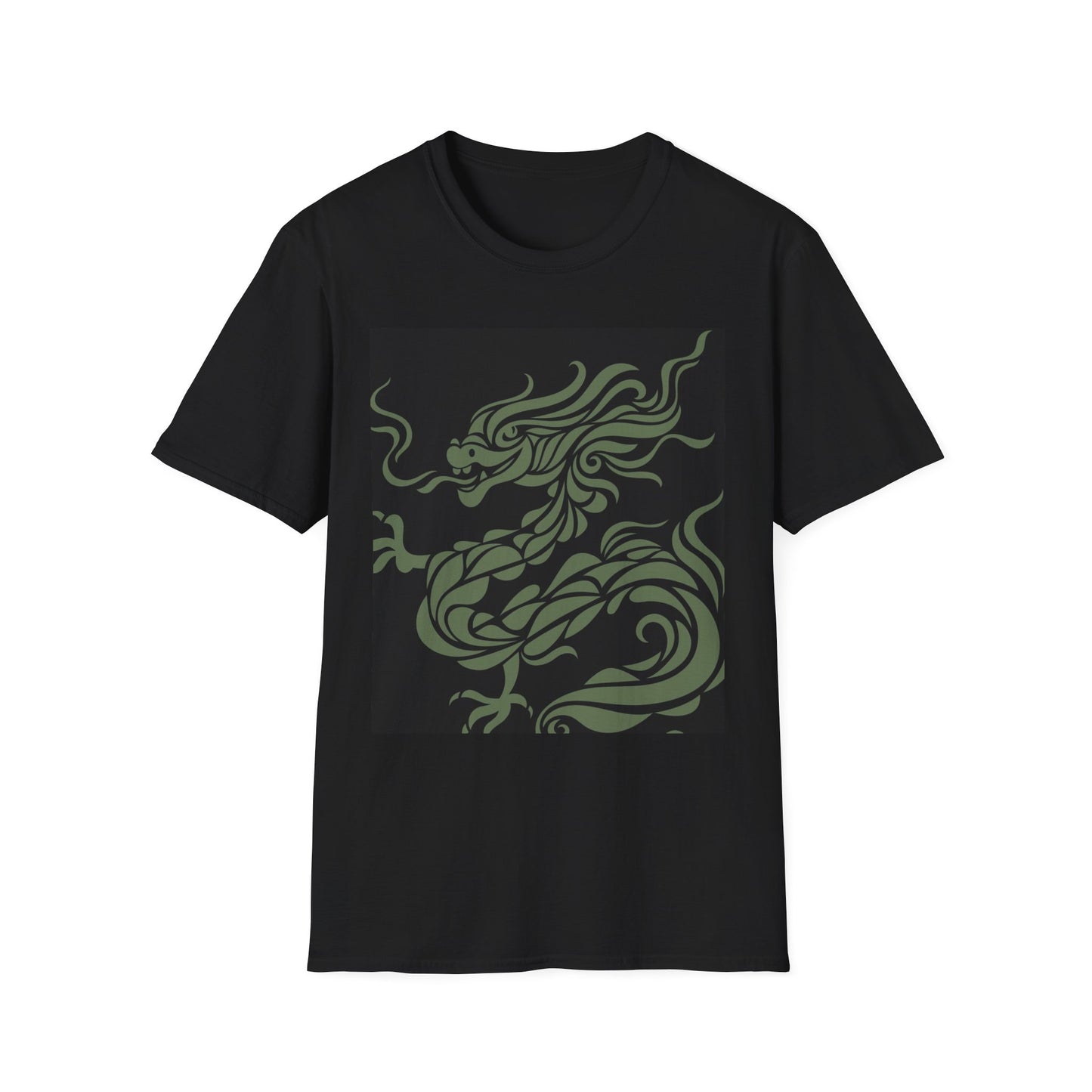 Mythical Chinese Dragon Unisex Softstyle T-Shirt