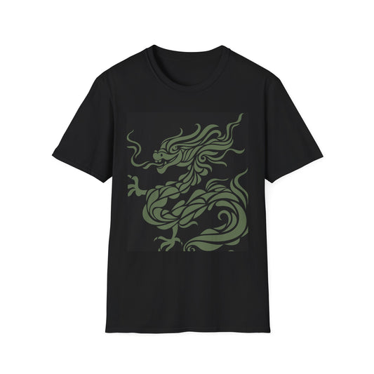 Mythical Chinese Dragon Unisex Softstyle T-Shirt
