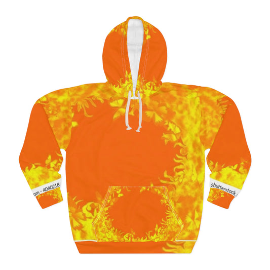 Vibrant Sunburst Unisex Pullover Hoodie - Perfect for Summer Festivals & Outdoor Adventures