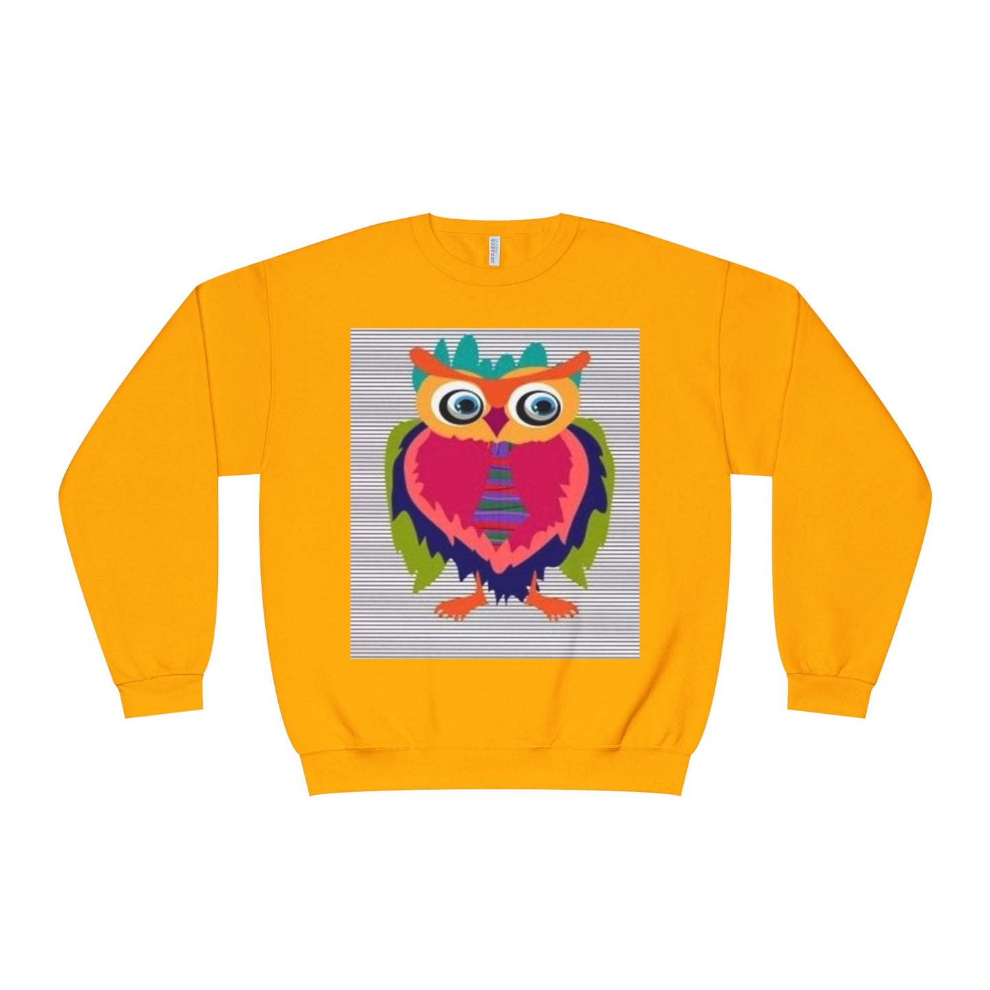 Colorful Owl Sweatshirt - Unisex Crewneck