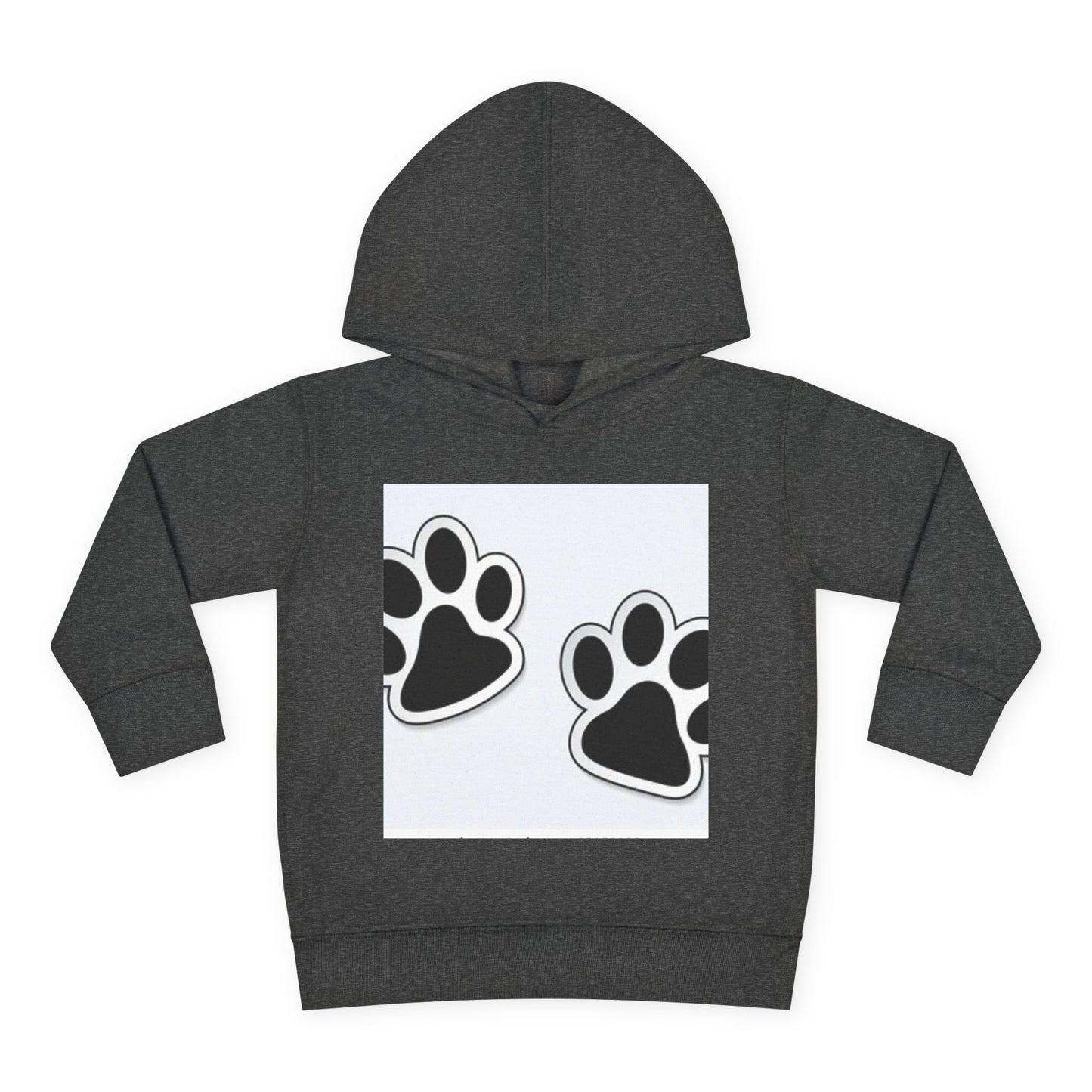 Wildlife Pattern Toddler Pullover Fleece Hoodie - Playful Animal Design for Kids