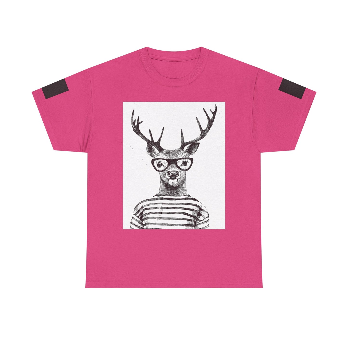 Cool Vintage Deer Graphic Unisex Heavy Cotton Tee