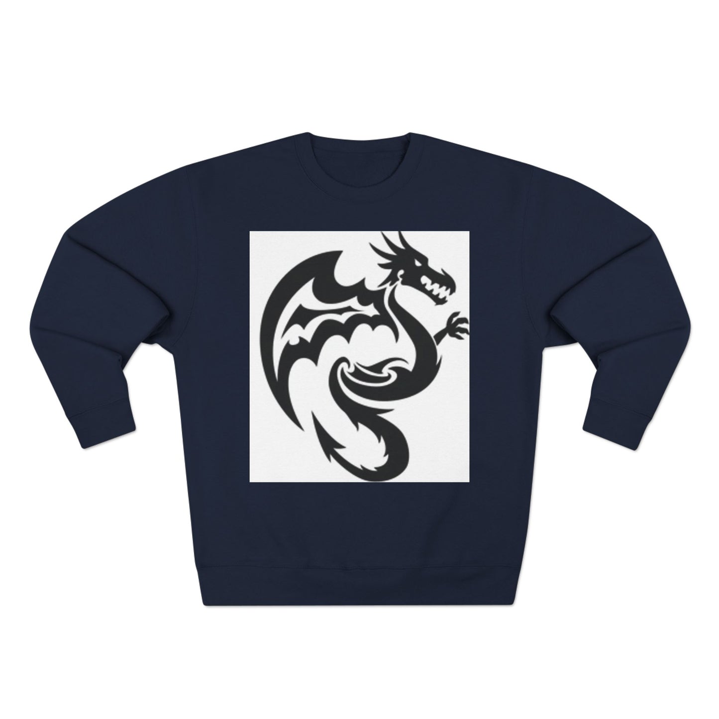 Unisex Dragon Graphic Crewneck Sweatshirt - Stylish & Cozy for Fantasy Lovers
