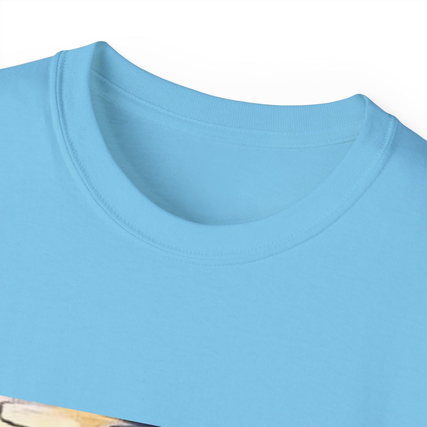 Colorful Ocean-Inspired Unisex Cotton Tee