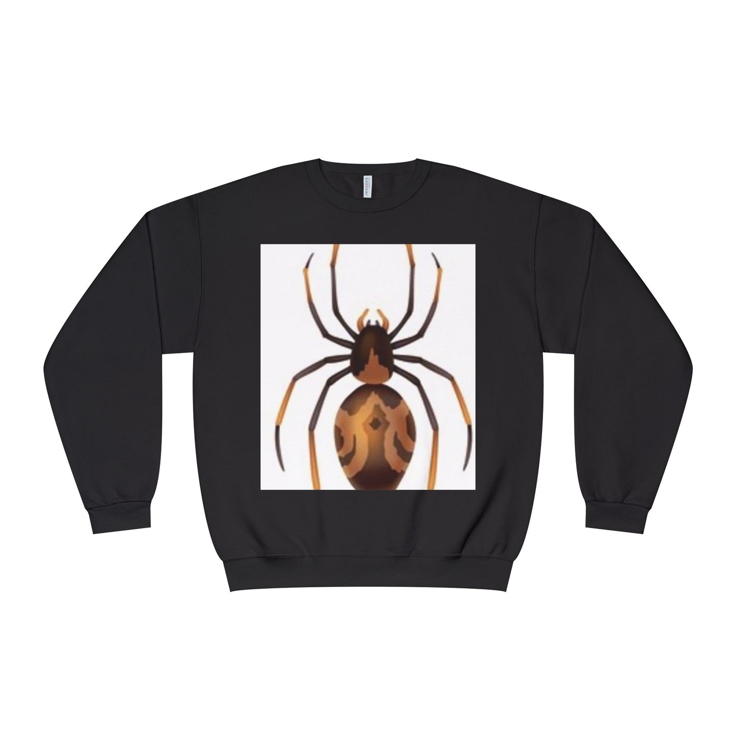 Unisex Spider Graphic Crewneck Sweatshirt - Cozy Fall Fashion