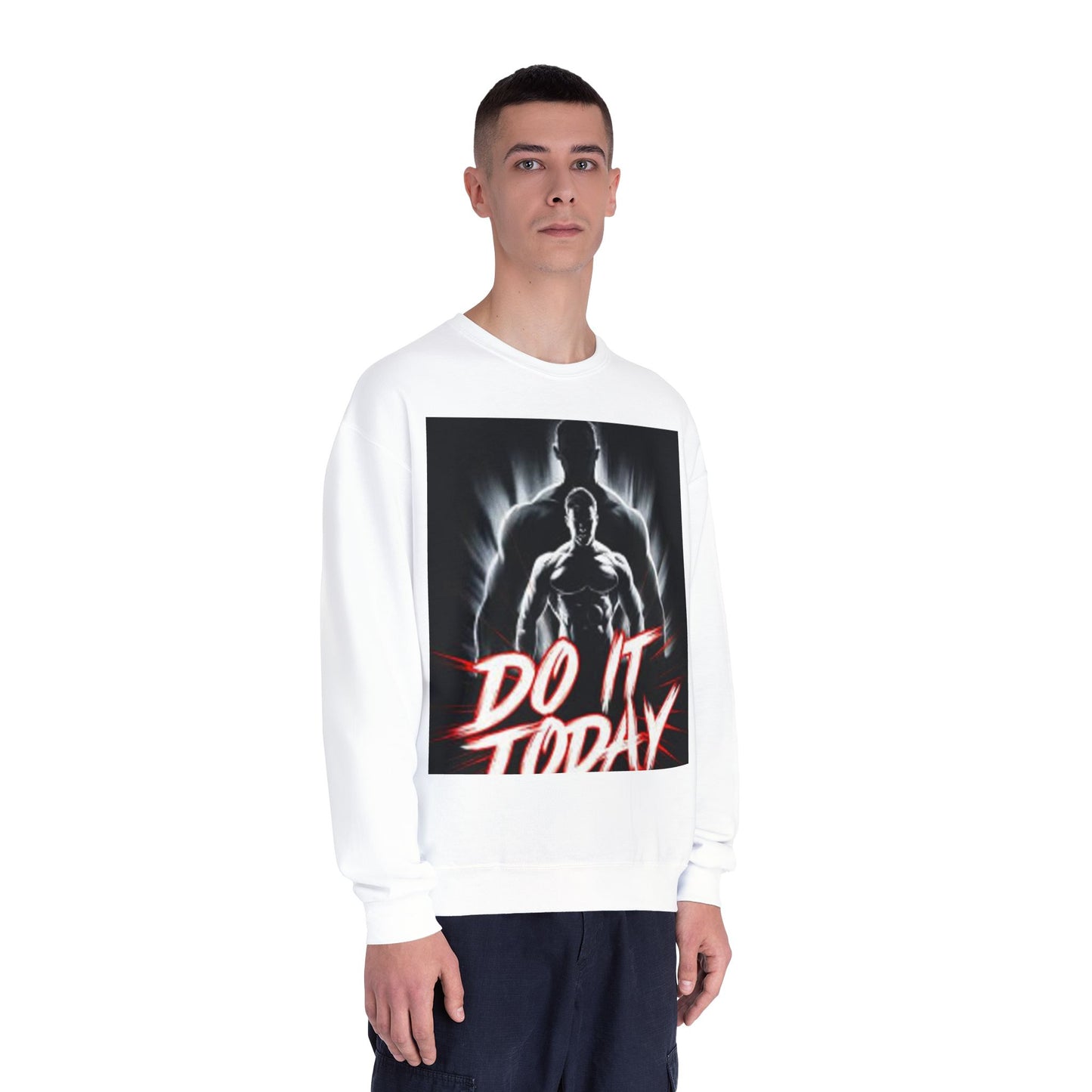 Motivational Sweatshirt - 'Do It Today' Unisex Crewneck