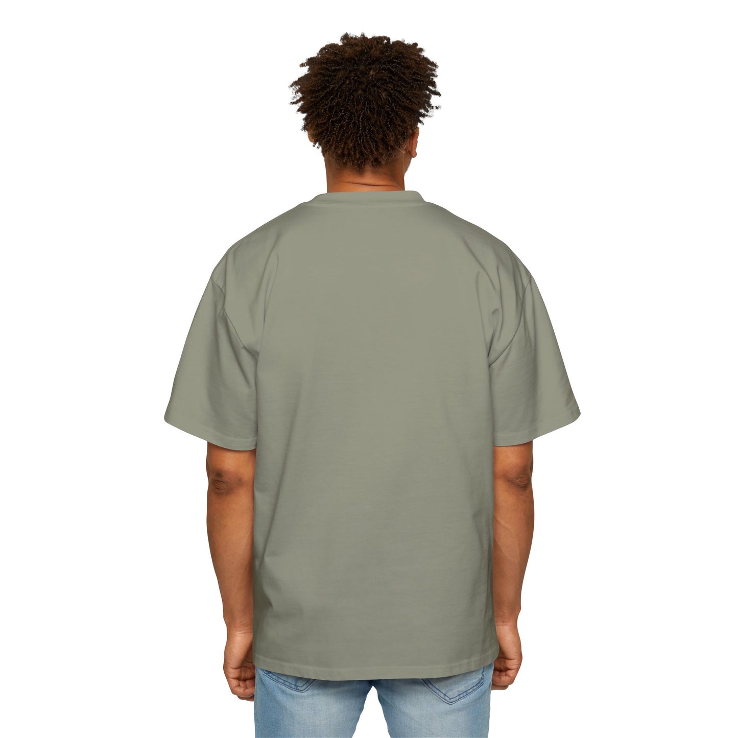 Whimsical Rabbit Oversized Tee for Men - Fantasy Art Shirt