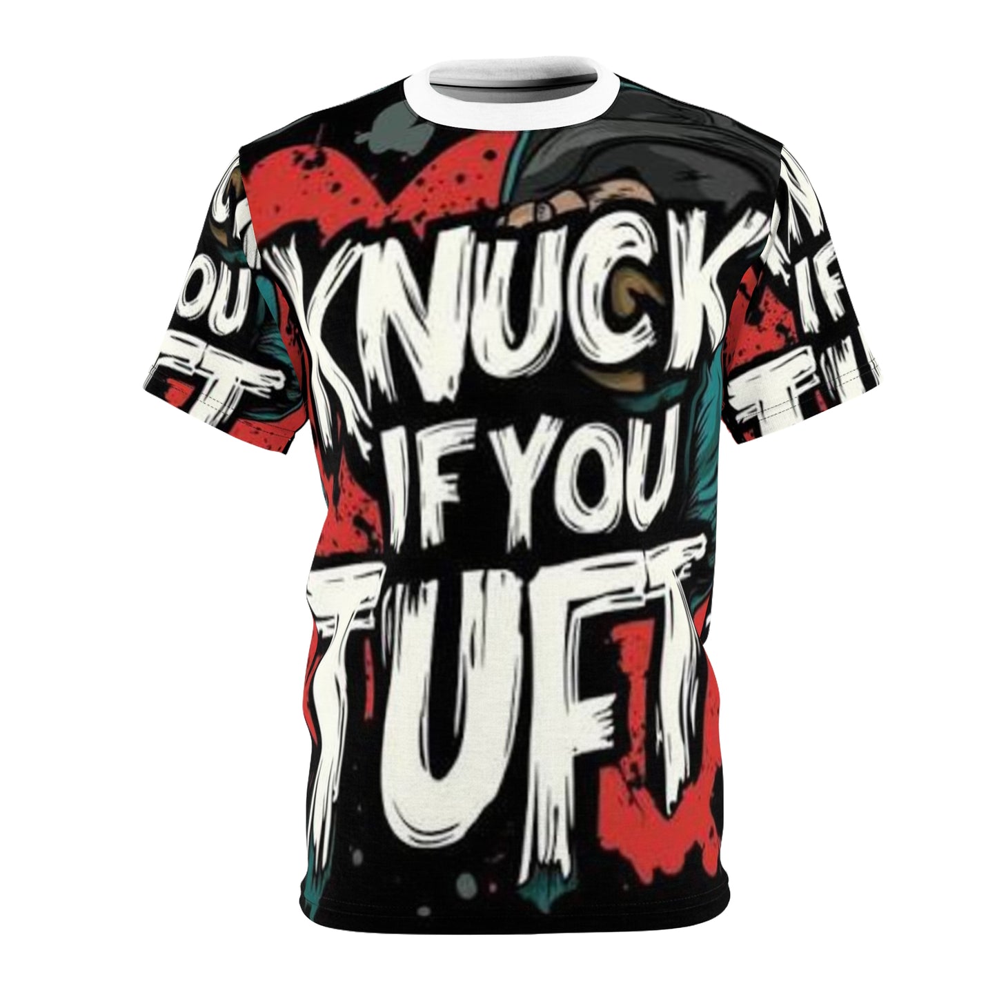 Bold Graphic Unisex Tee - "Knuck If You Tuft"