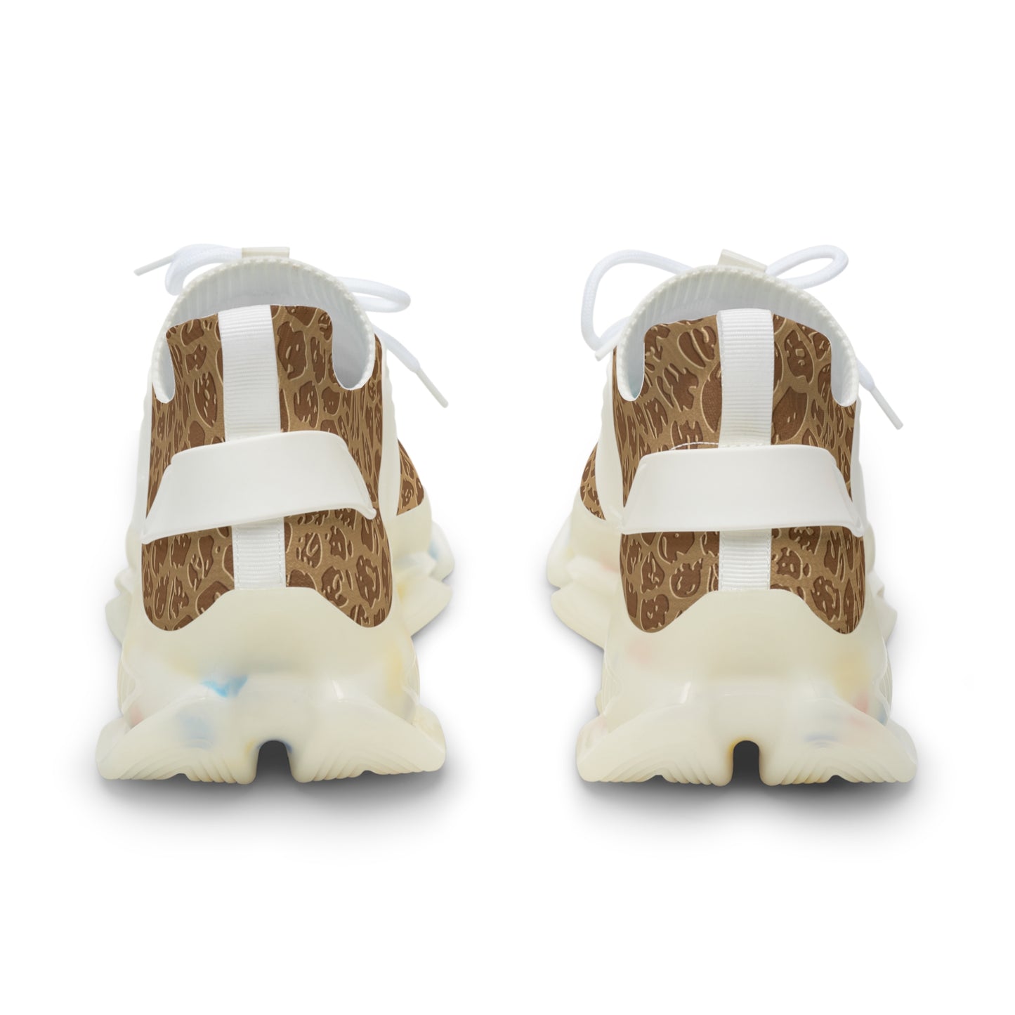 Stylish Men's Mesh Sneakers - Trendy Leopard Print Athletic Shoes
