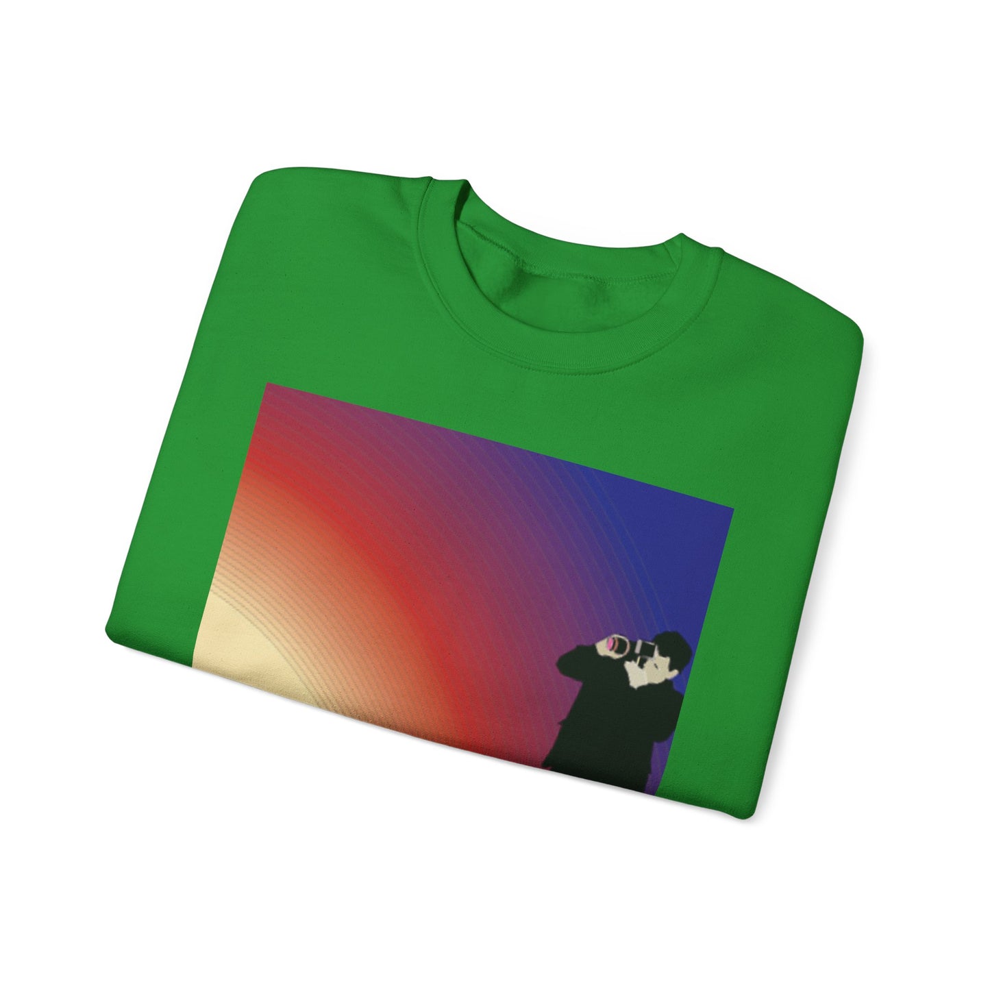 Vibrant Deer Sunset Unisex Crewneck Sweatshirt