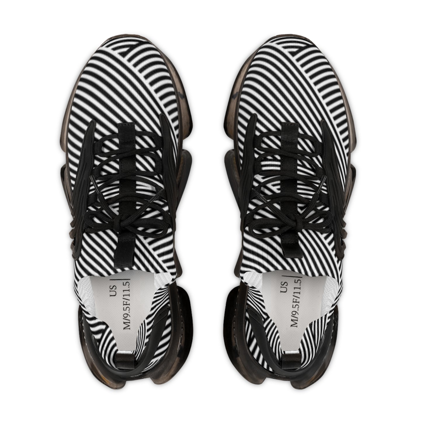 Stylish Men's Mesh Sneakers - Trendy Striped Design for Comfort and Performance