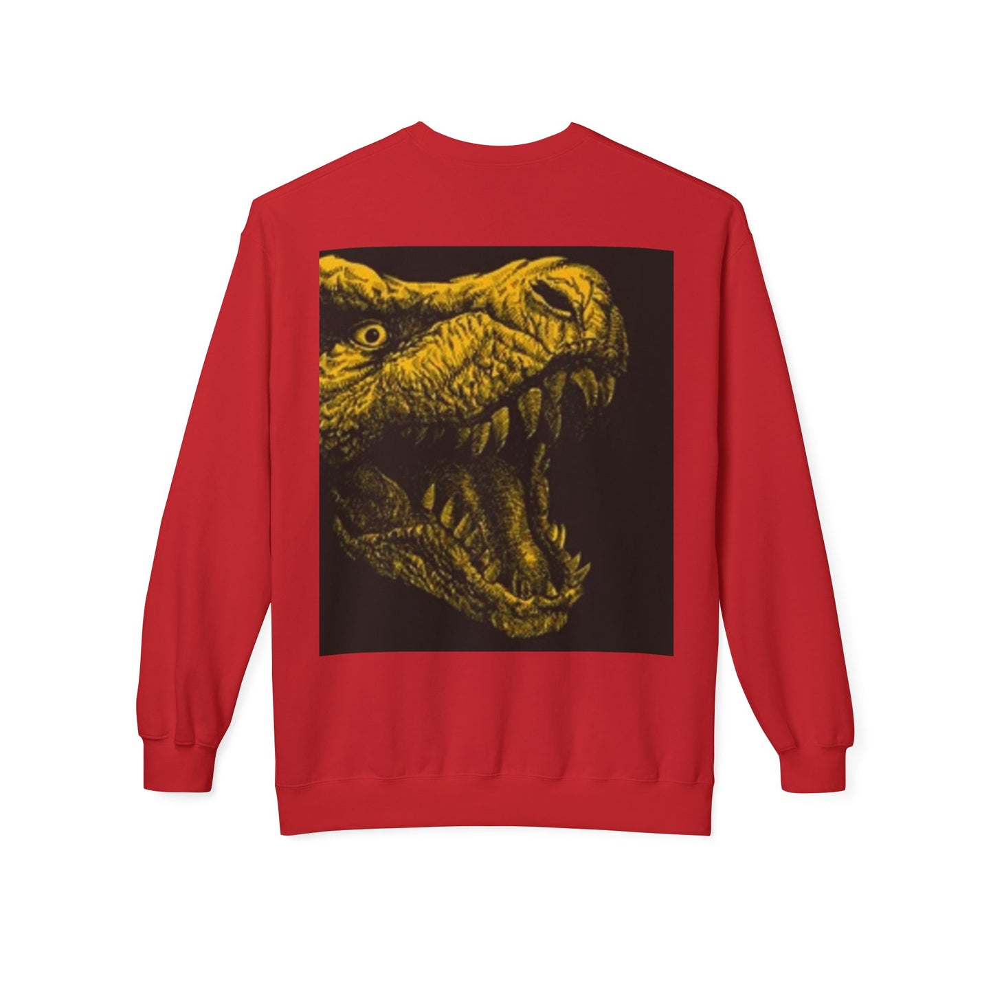 Unisex Dinosaur Graphic Sweatshirt - Cozy Midweight Crewneck