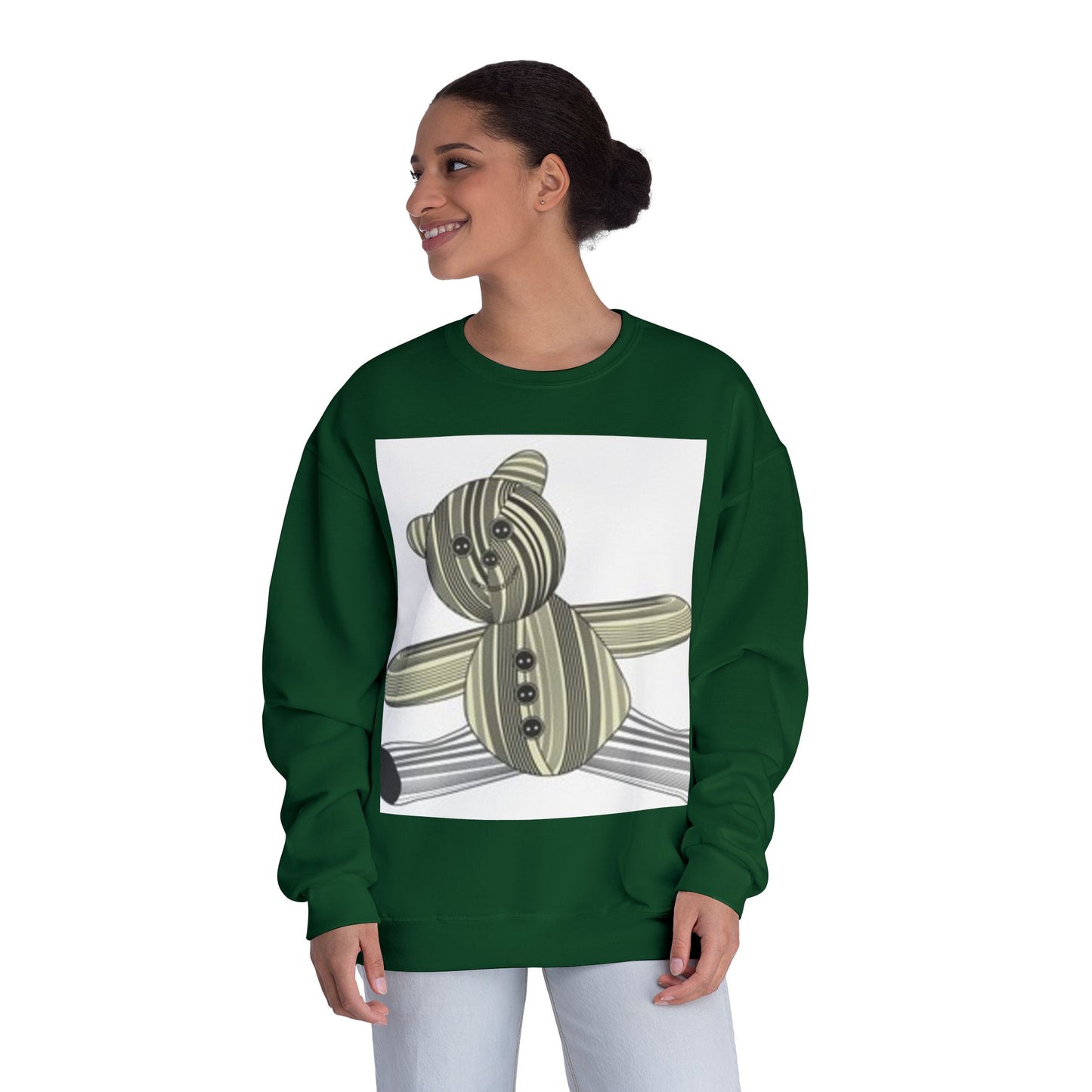 Cozy Teddy Bear Graphic Sweatshirt - Perfect for All Ages