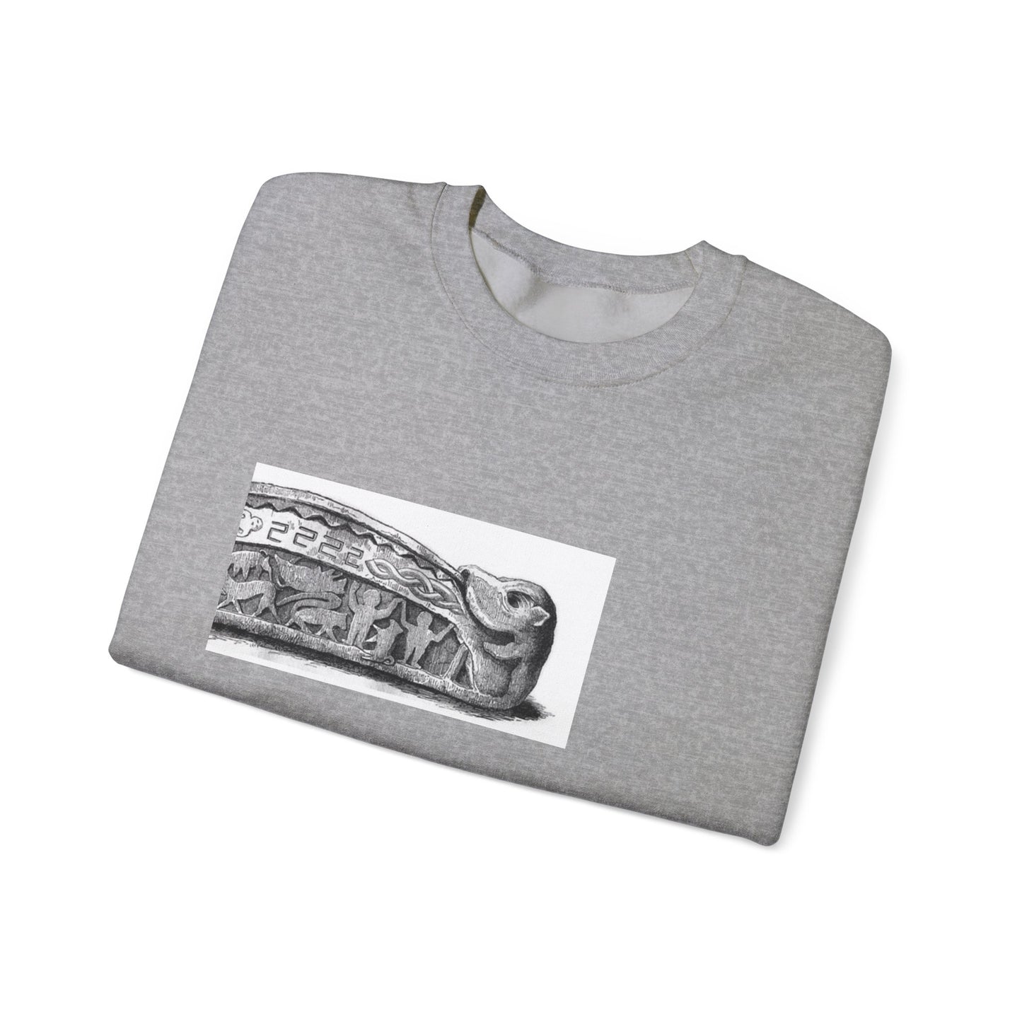 Artistic Unisex Heavy Blend™ Crewneck Sweatshirt - Vintage-Inspired Graphic Design