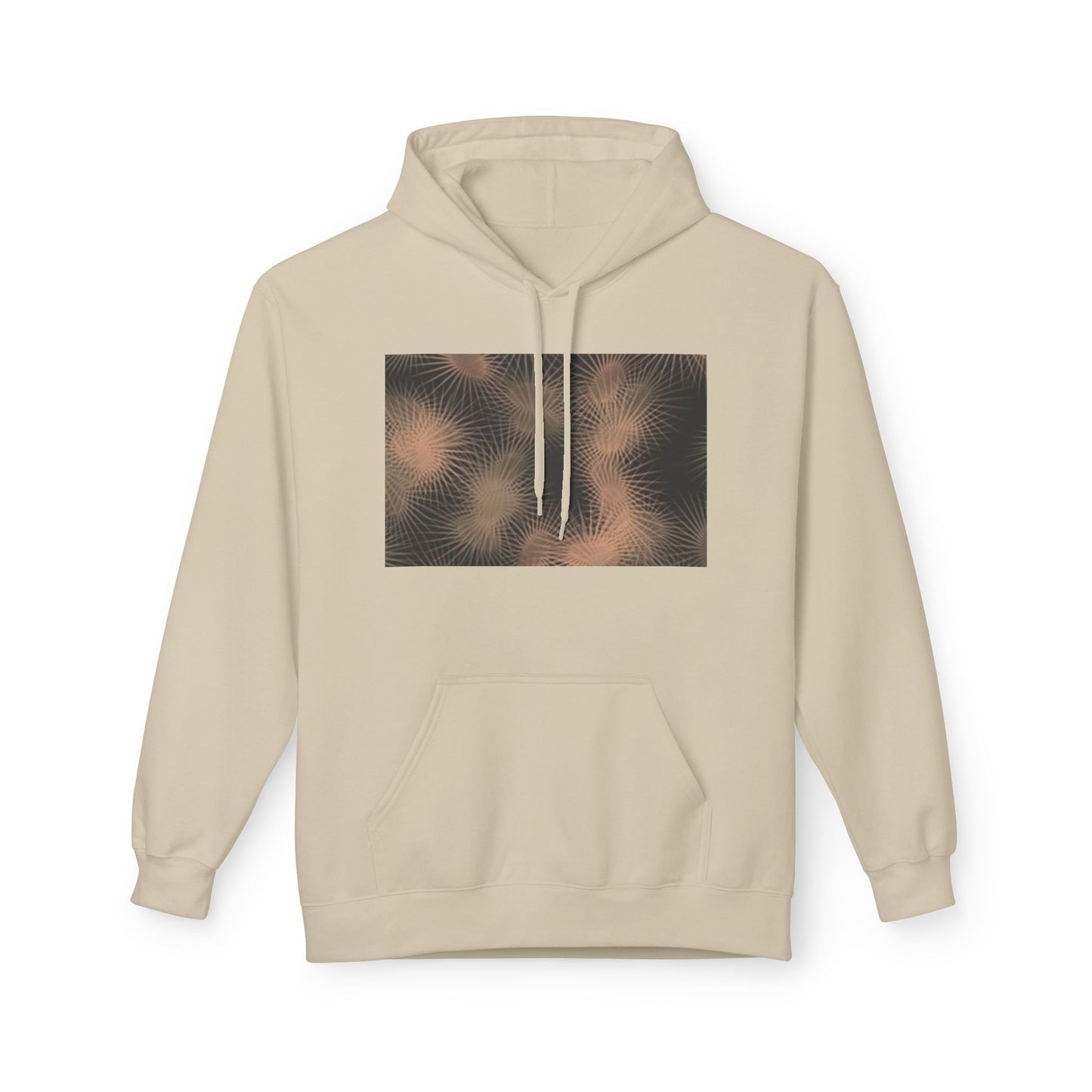 Minimalist Fleece Hoodie with Text Design | Unisex Softstyle