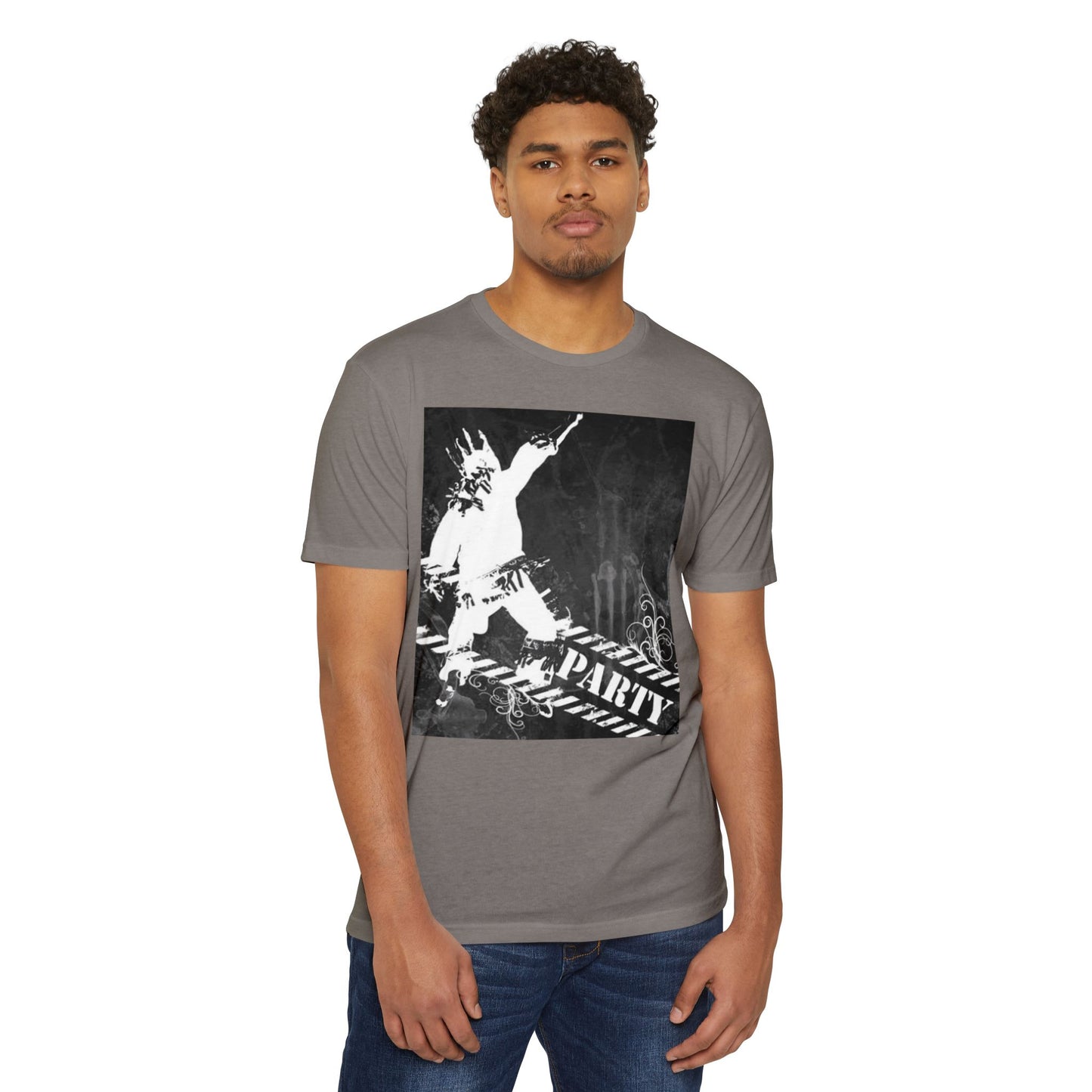 Party Vibes Unisex CVC Jersey T-Shirt
