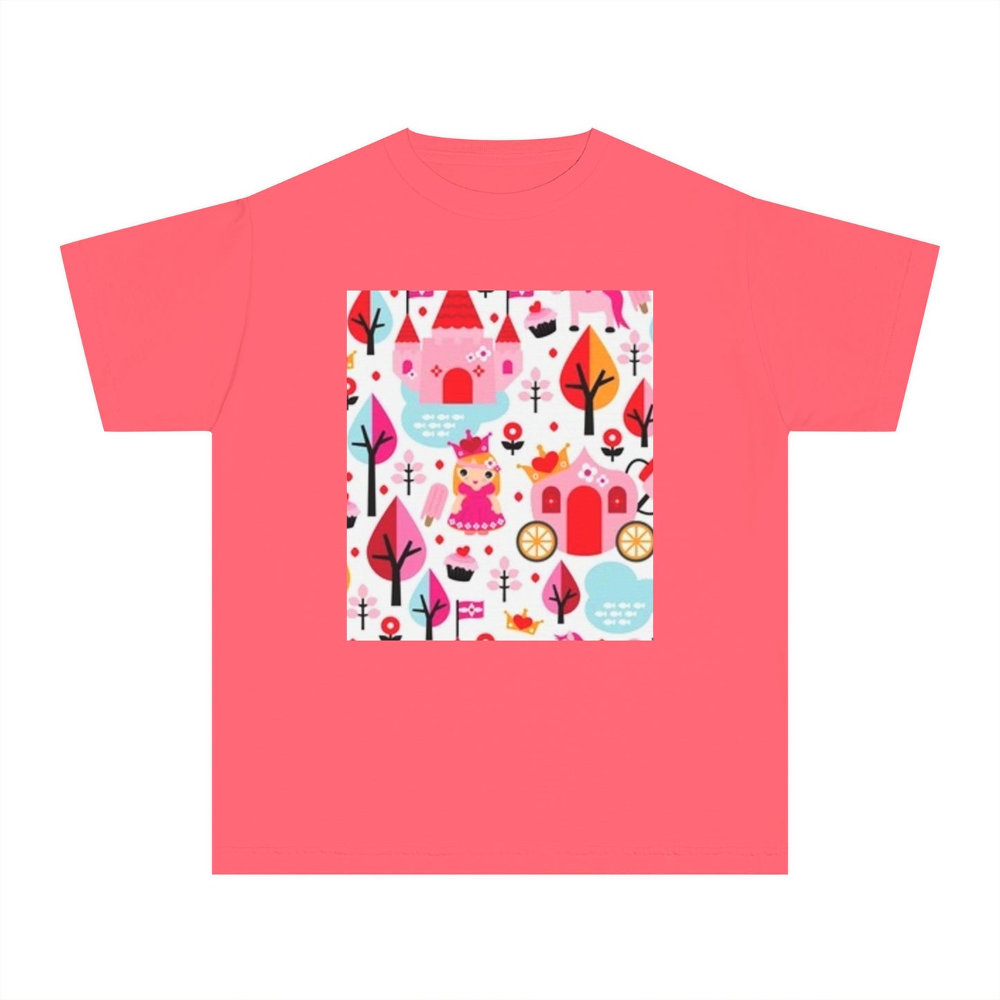 Youth Midweight Tee - Whimsical Fairy Tale Design for Kids