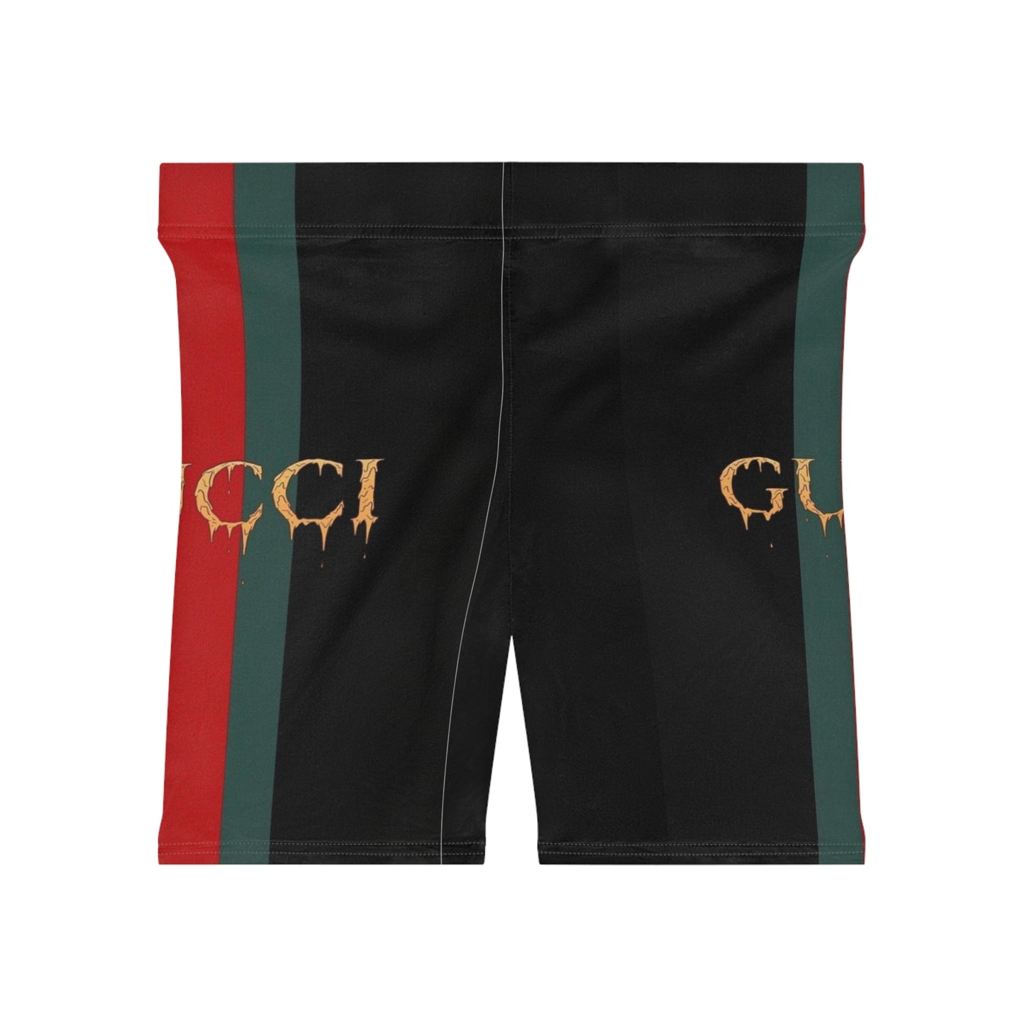 Chic Women's Biker Shorts with Gucci-Inspired Design