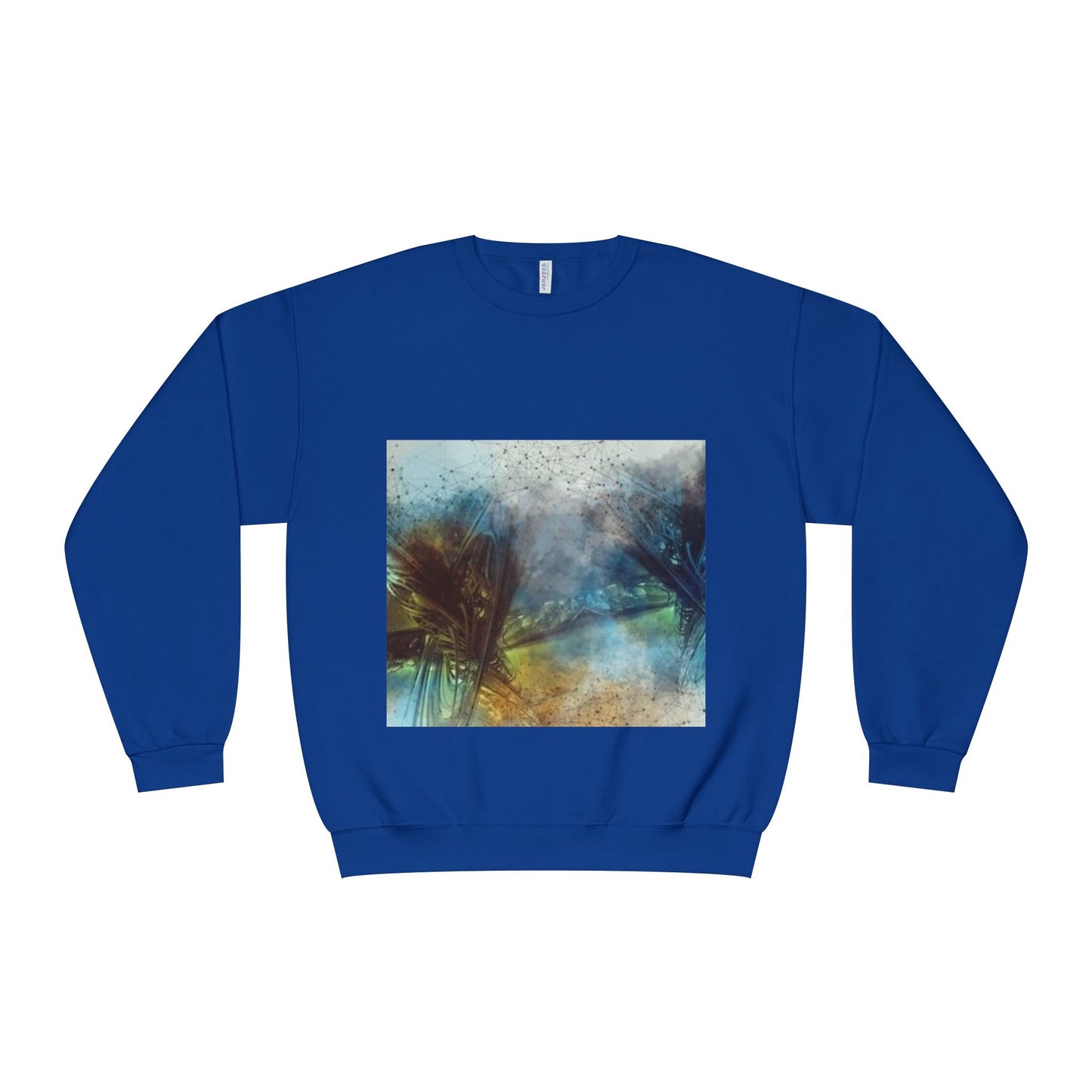 Tranquil Abstract Unisex Crewneck Sweatshirt - Cozy & Artistic