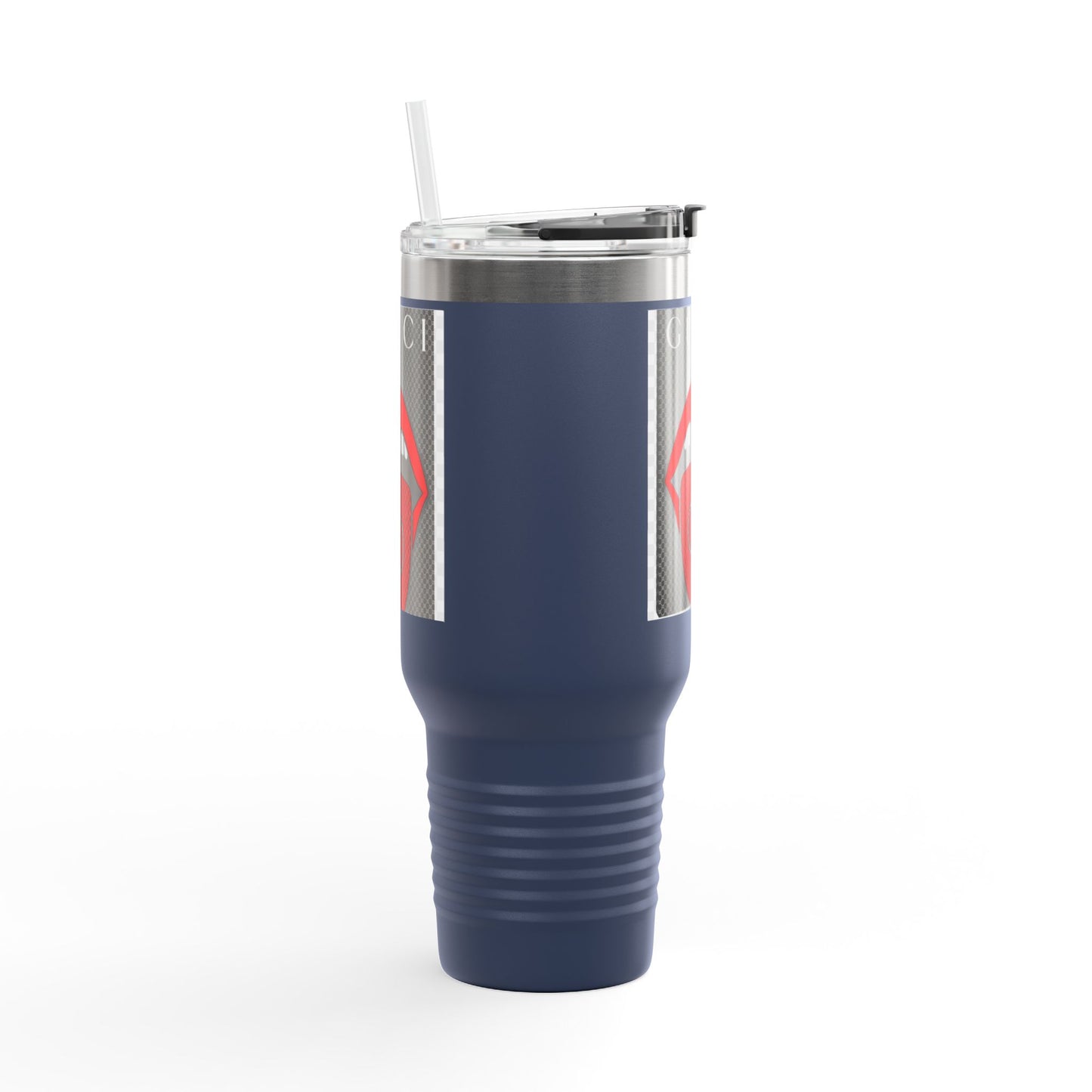 Gucci Style Insulated Travel Mug - 40oz with Iconic Lip Design