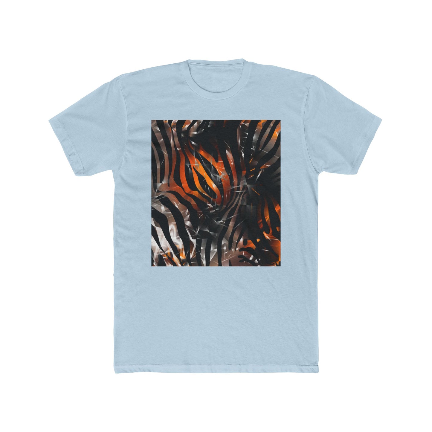 Abstract Jungle Unisex Cotton Crew Tee - Trendy Graphic Shirt for Nature Lovers