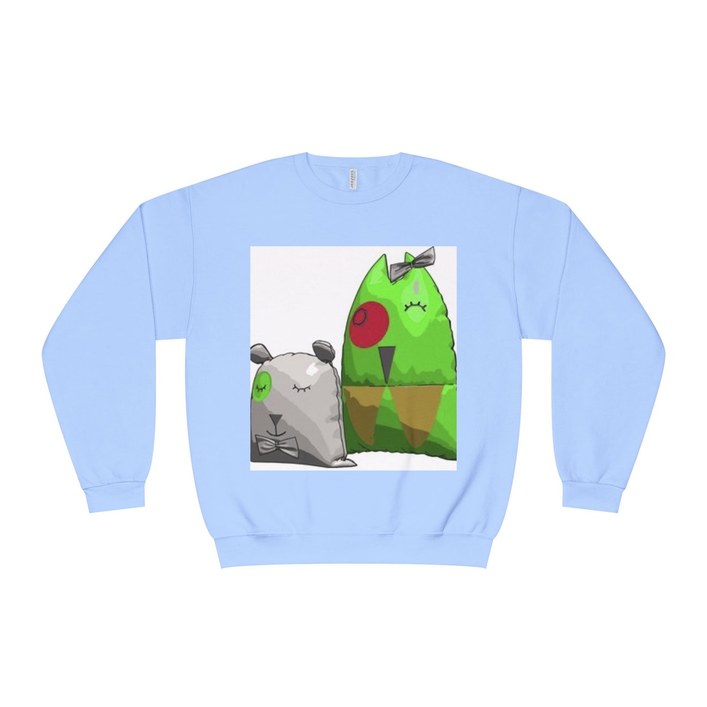 Cute Cartoon Monsters Unisex Crewneck Sweatshirt - Cozy Fun for All Ages