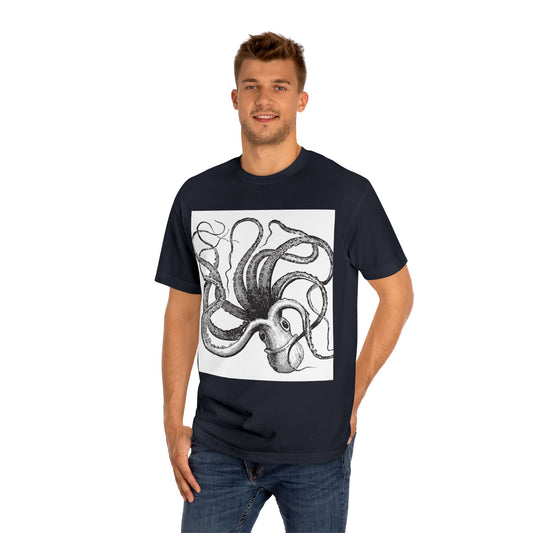Octopus Graphic Unisex Classic Tee - Nautical Vibe Perfect for Ocean Lovers