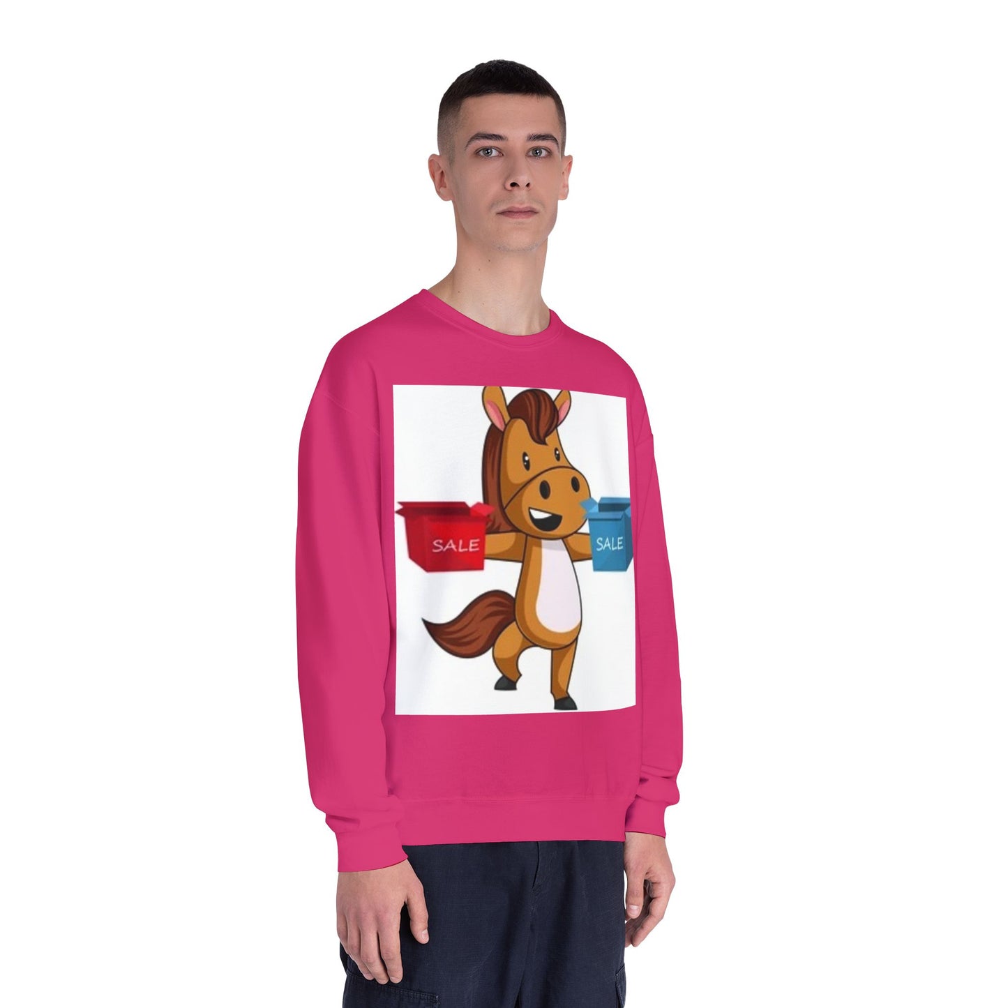 Funny Horse Sale Crewneck Sweatshirt | Unisex NuBlend®