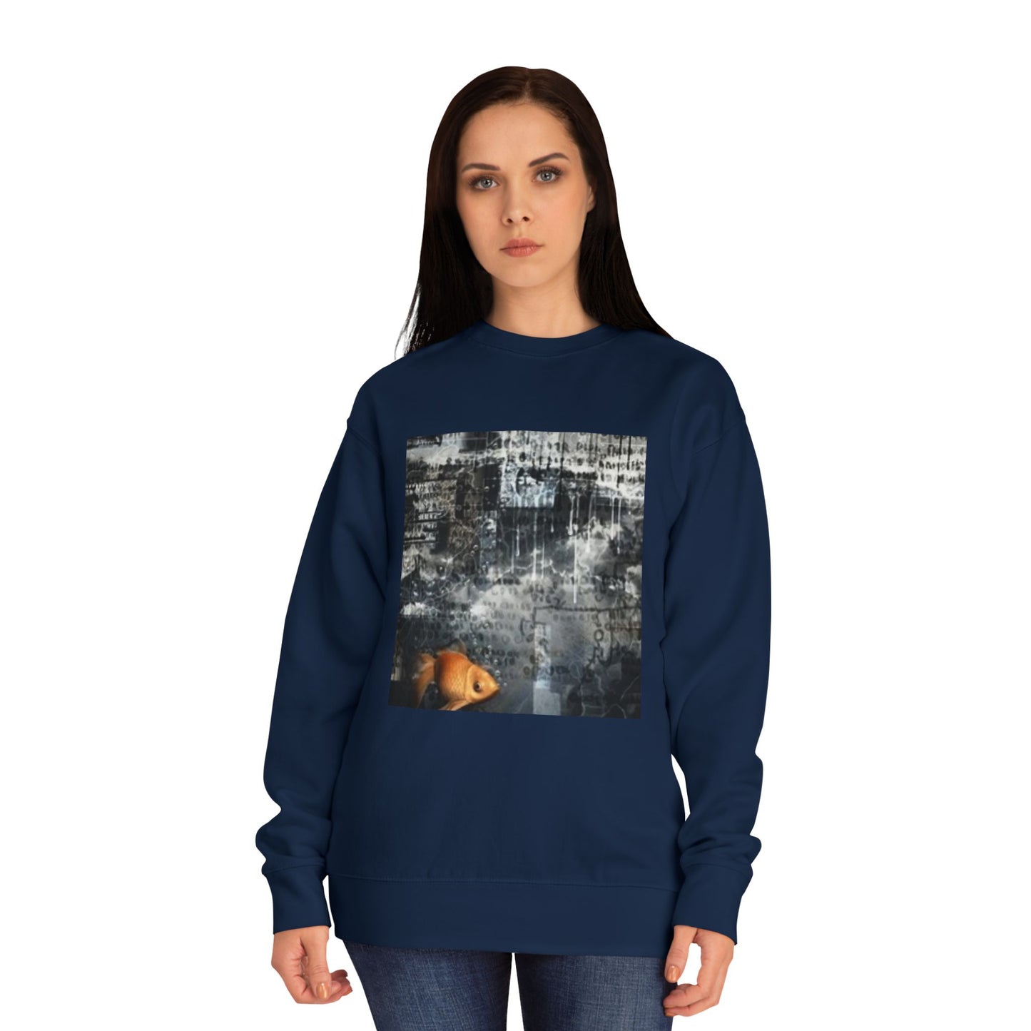 Roaring Lion Unisex Crew Sweatshirt - Bold Art for Animal Lovers
