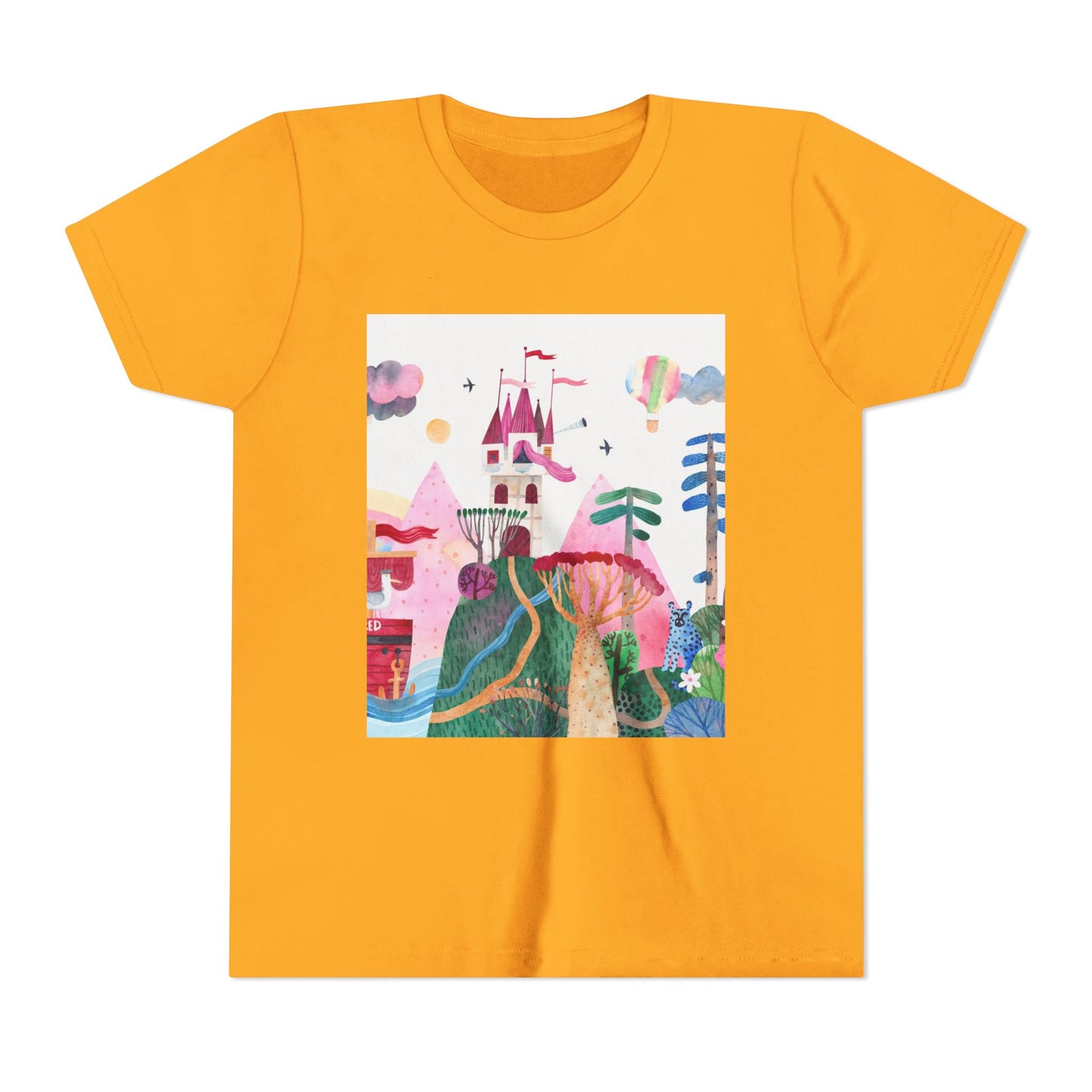 Mermaid Dreams Youth Tee - Cute Short Sleeve T-Shirt for Girls