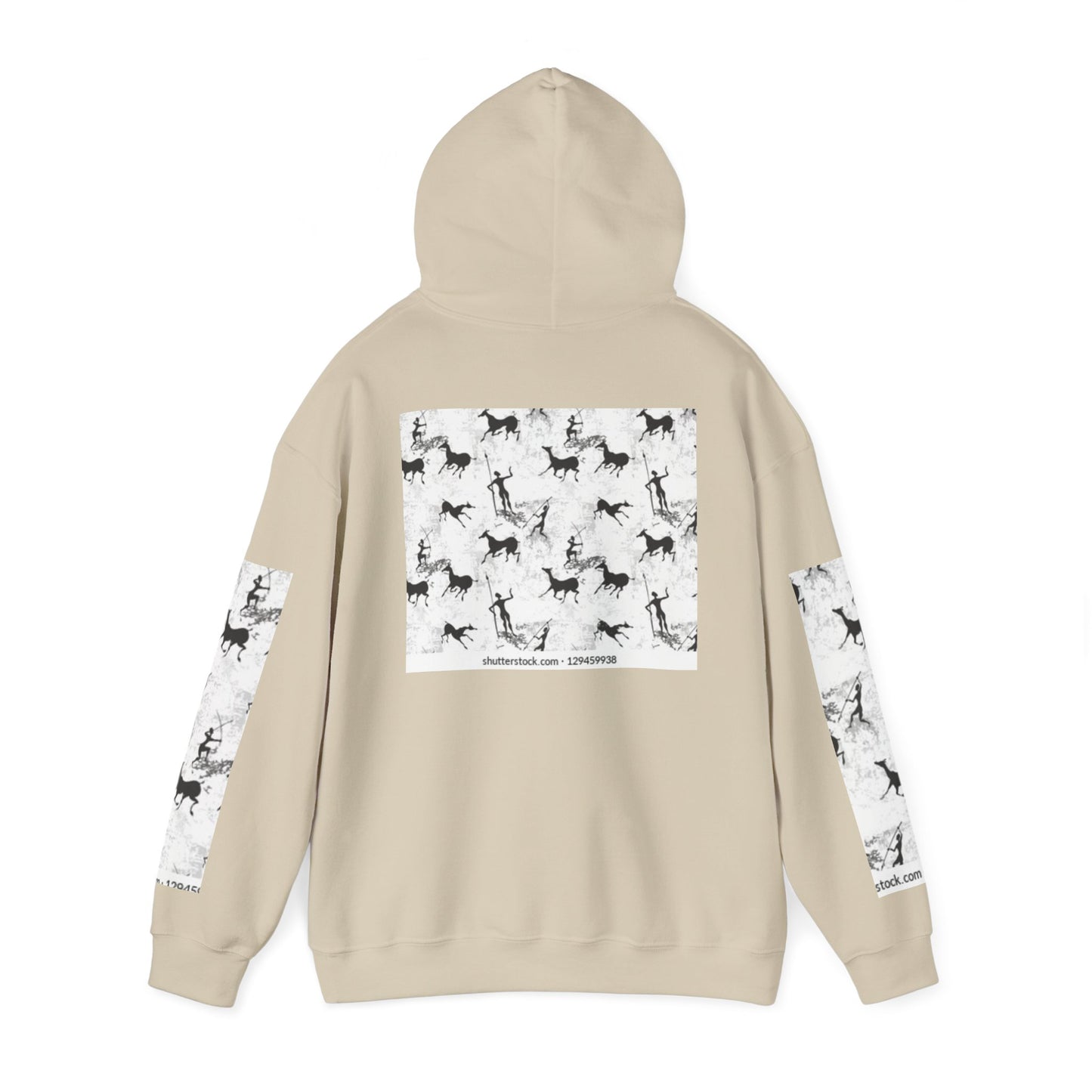 Unisex Heavy Blend Hooded Sweatshirt - Equestrian-Inspired Design