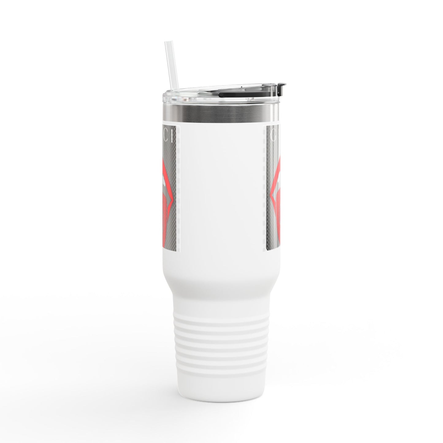 Gucci Style Insulated Travel Mug - 40oz with Iconic Lip Design