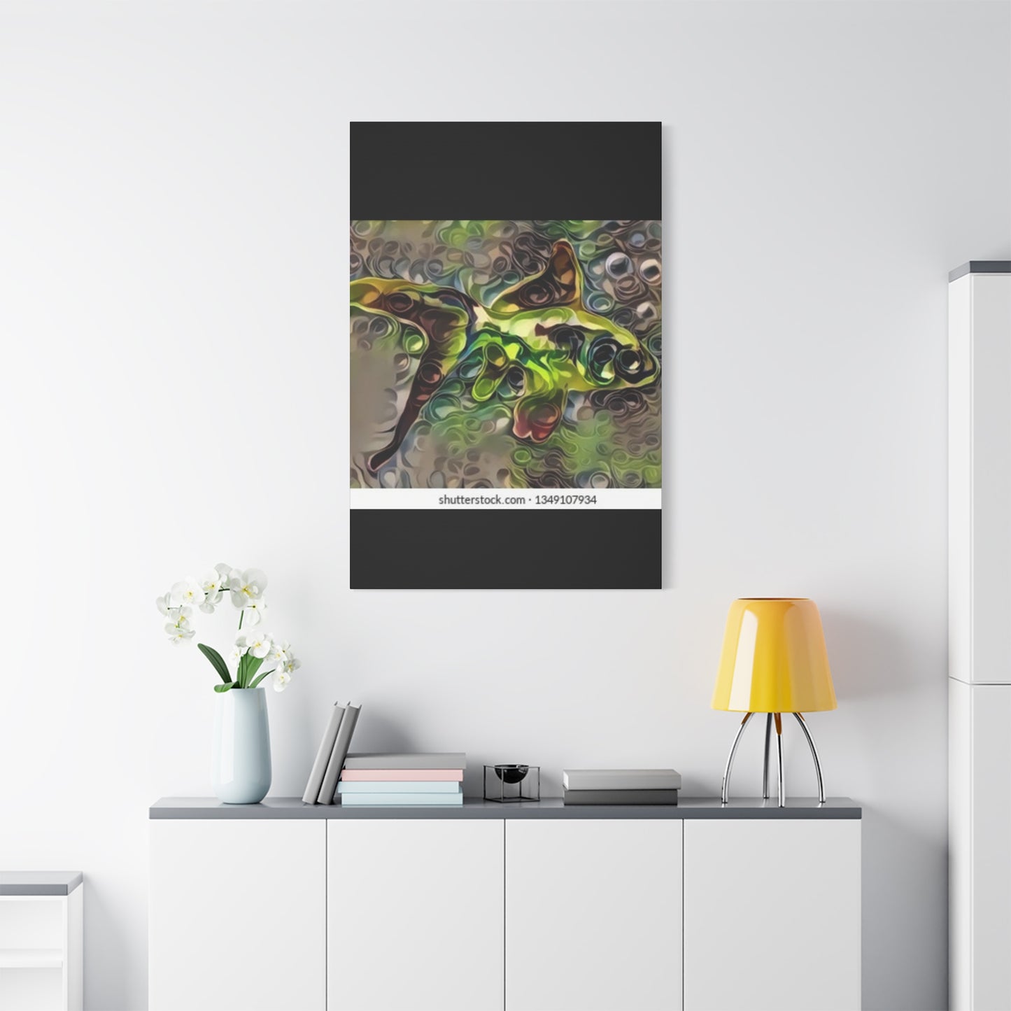 Abstract Nature Canvas Art - Stretched Matte Wall Decor