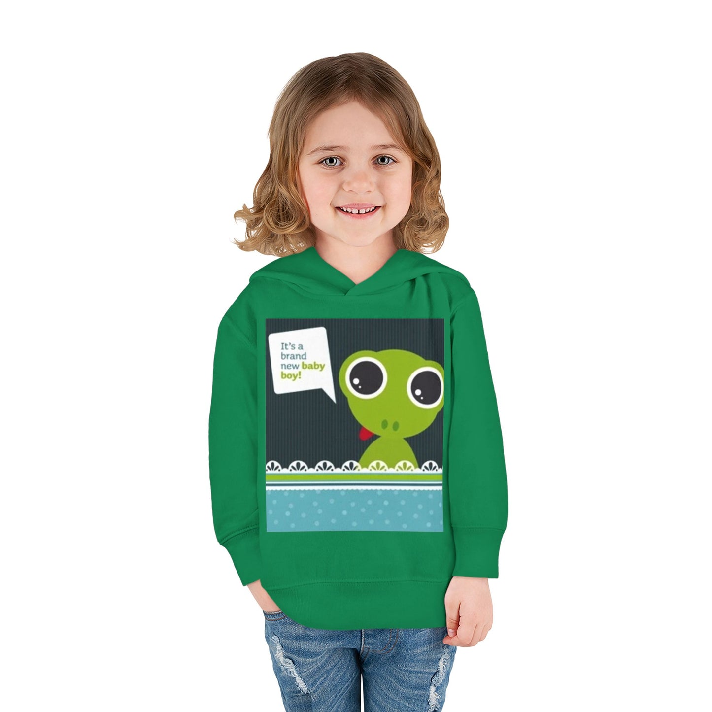 It's a Boy Alien Toddler Hoodie - Cute Fleece Pullover for Boys