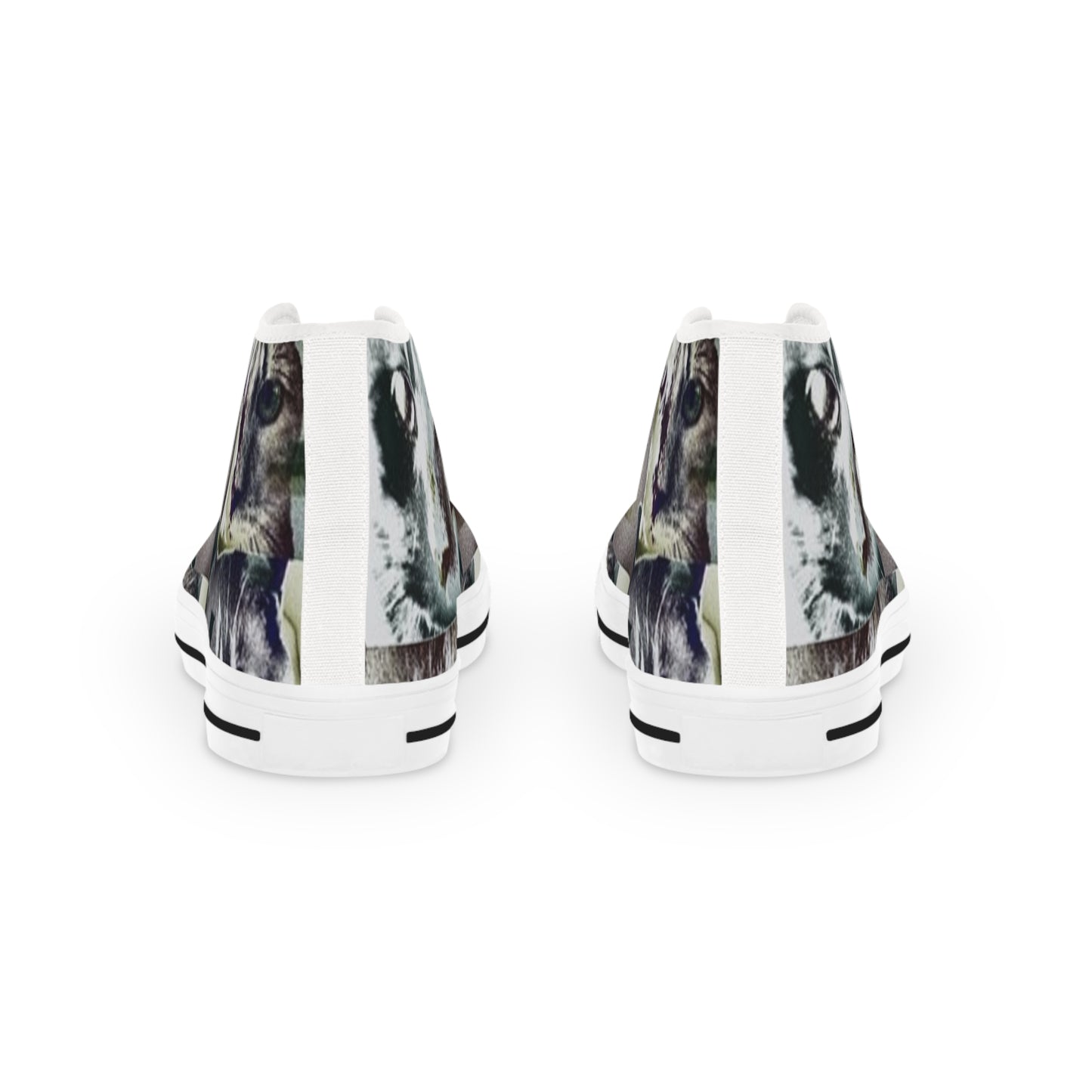 Cat-Themed High Top Sneakers for Animal Lovers