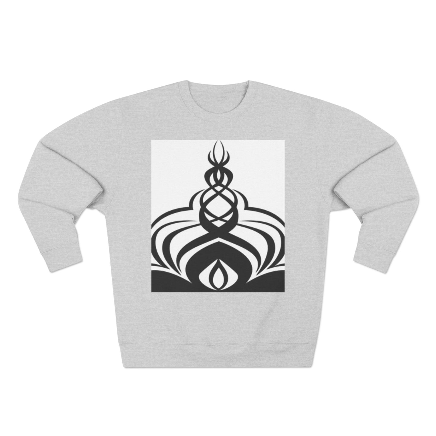 Modern Unisex Crewneck Sweatshirt with Abstract Design