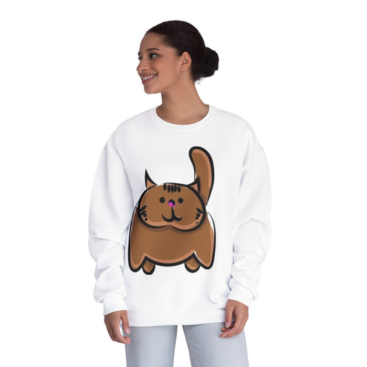 Cute Cartoon Cat Unisex Sweatshirt