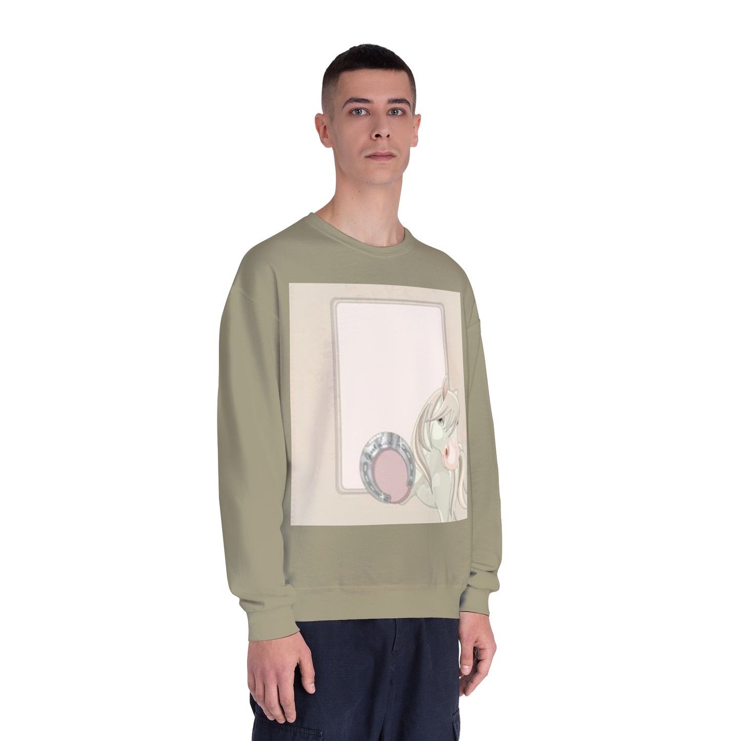 Cute Unicorn Blank Space Unisex Crewneck Sweatshirt