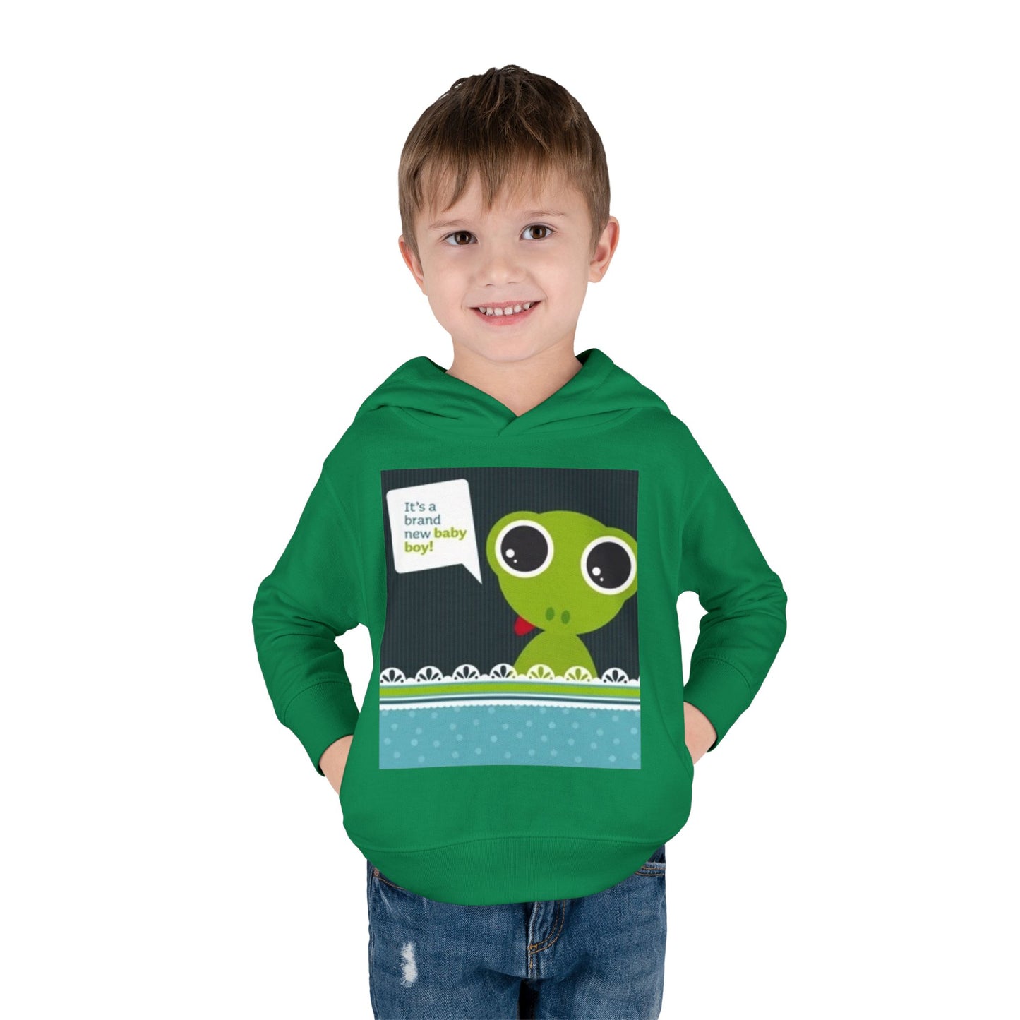 It's a Boy Alien Toddler Hoodie - Cute Fleece Pullover for Boys