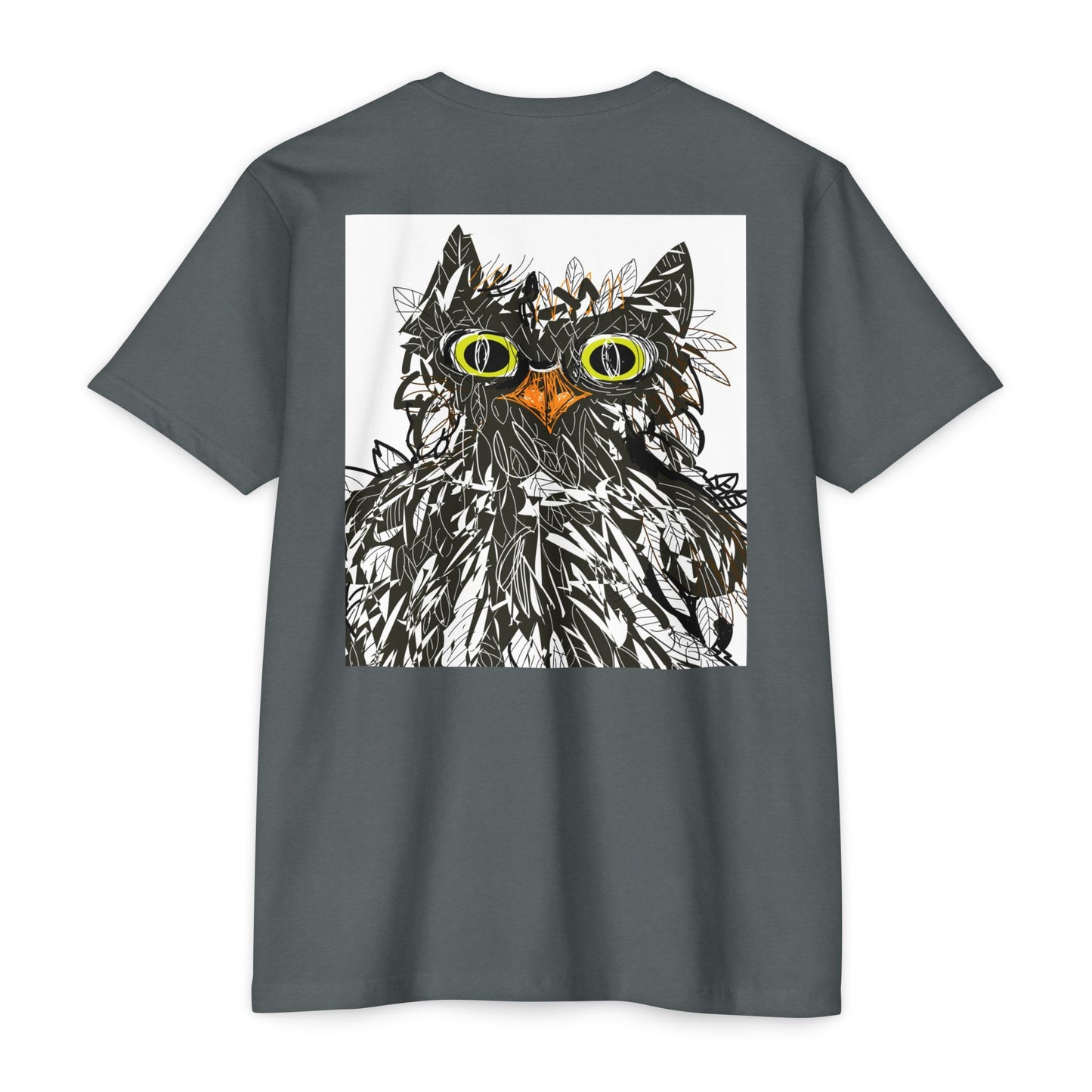 Whimsical Cat Graphic Unisex T-Shirt - Fun & Artsy Apparel