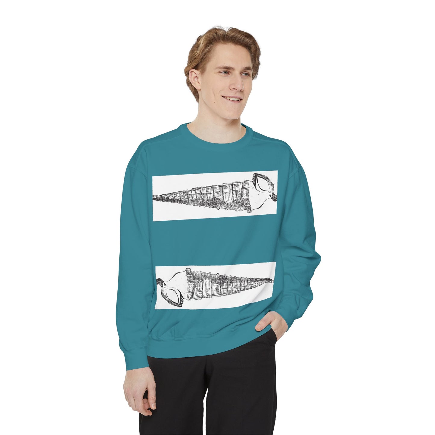 Seashell Graphic Unisex Sweatshirt - Coastal Vibes Apparel