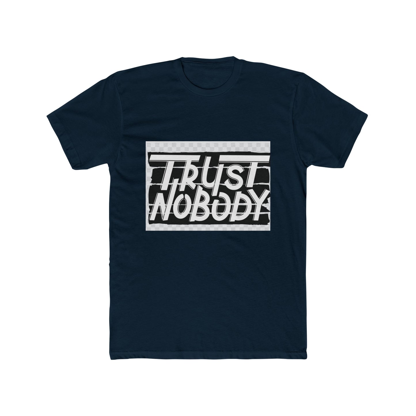 Trust Nobody Unisex Cotton Crew Tee - Trendy Graphic T-Shirt for Casual Style