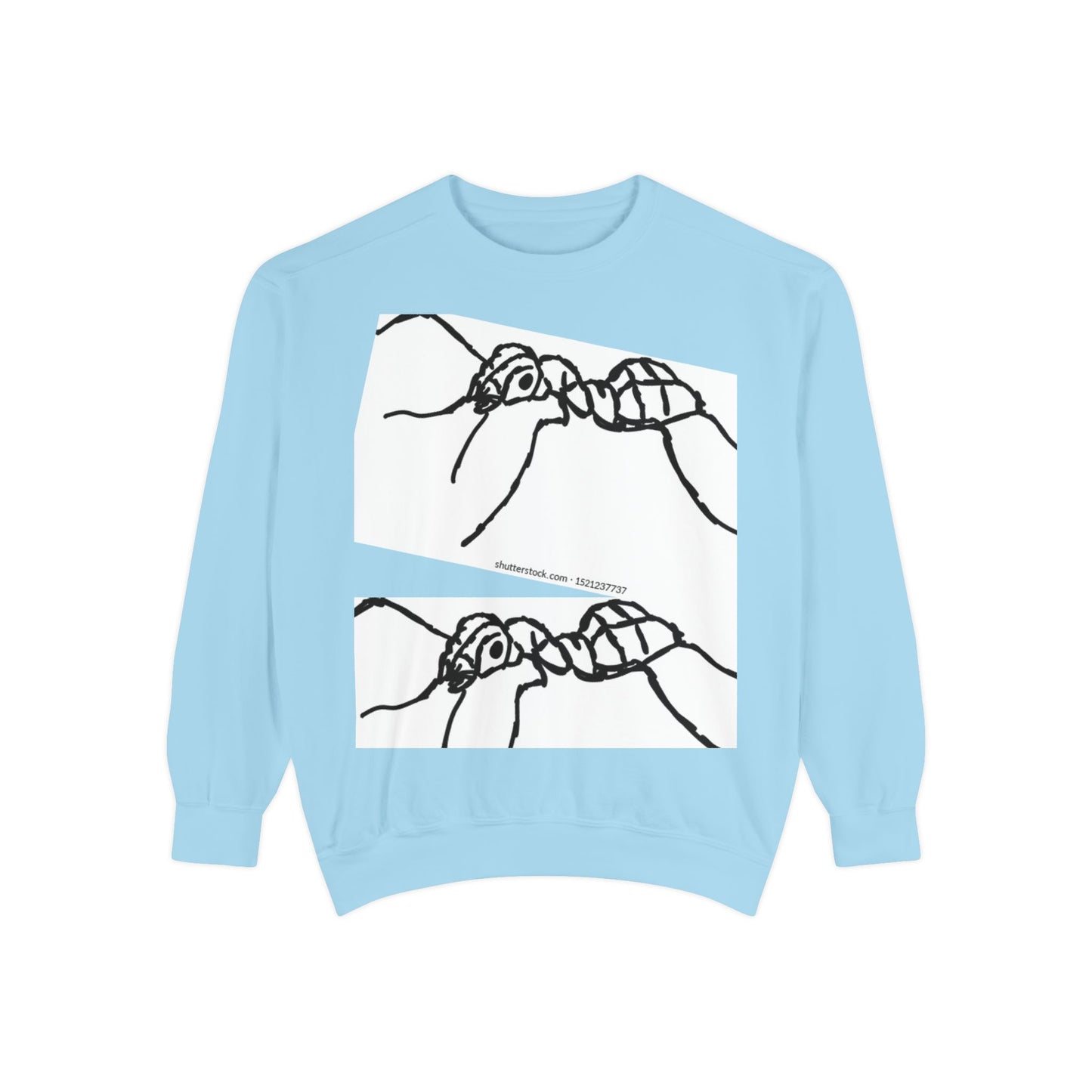 Ant-Inspired Unisex Garment-Dyed Sweatshirt - Unique Nature Lover Gift