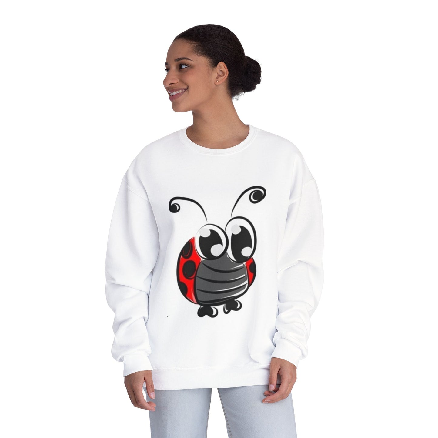 Cute Ladybug Unisex Crewneck Sweatshirt - Cozy & Fun Casual Wear