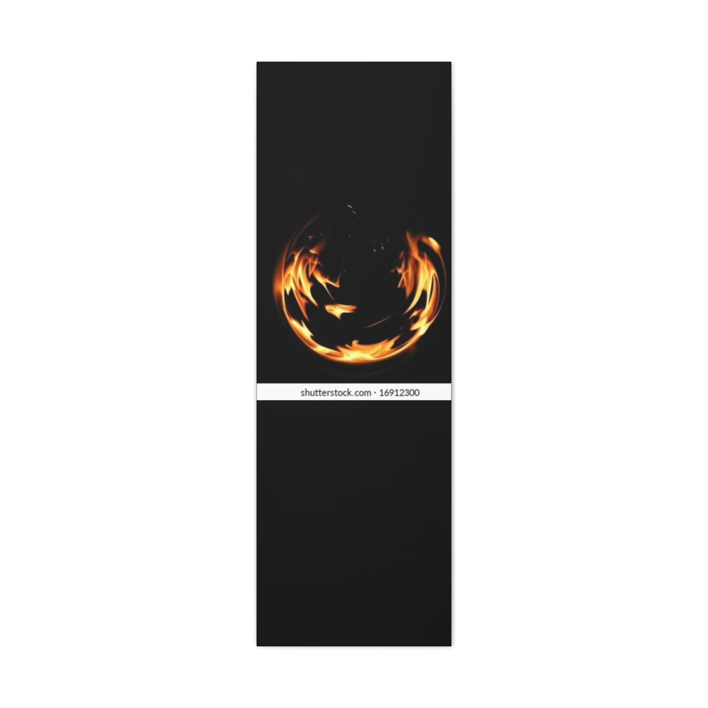 Fire Swirl Matte Canvas Art - Stretched 1.25" Gallery Wrap