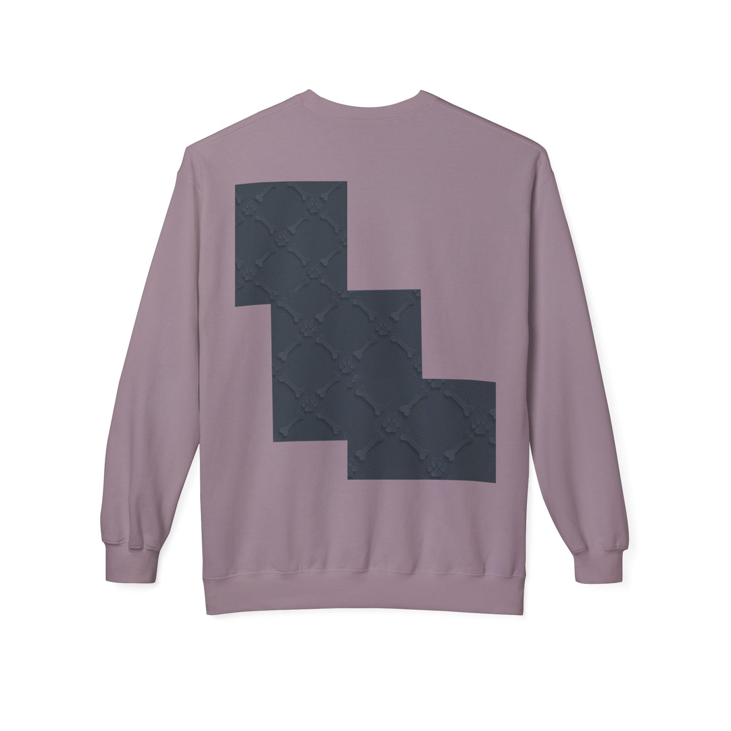 Minimalist Pet-Themed Crewneck Sweatshirt for Animal Lovers
