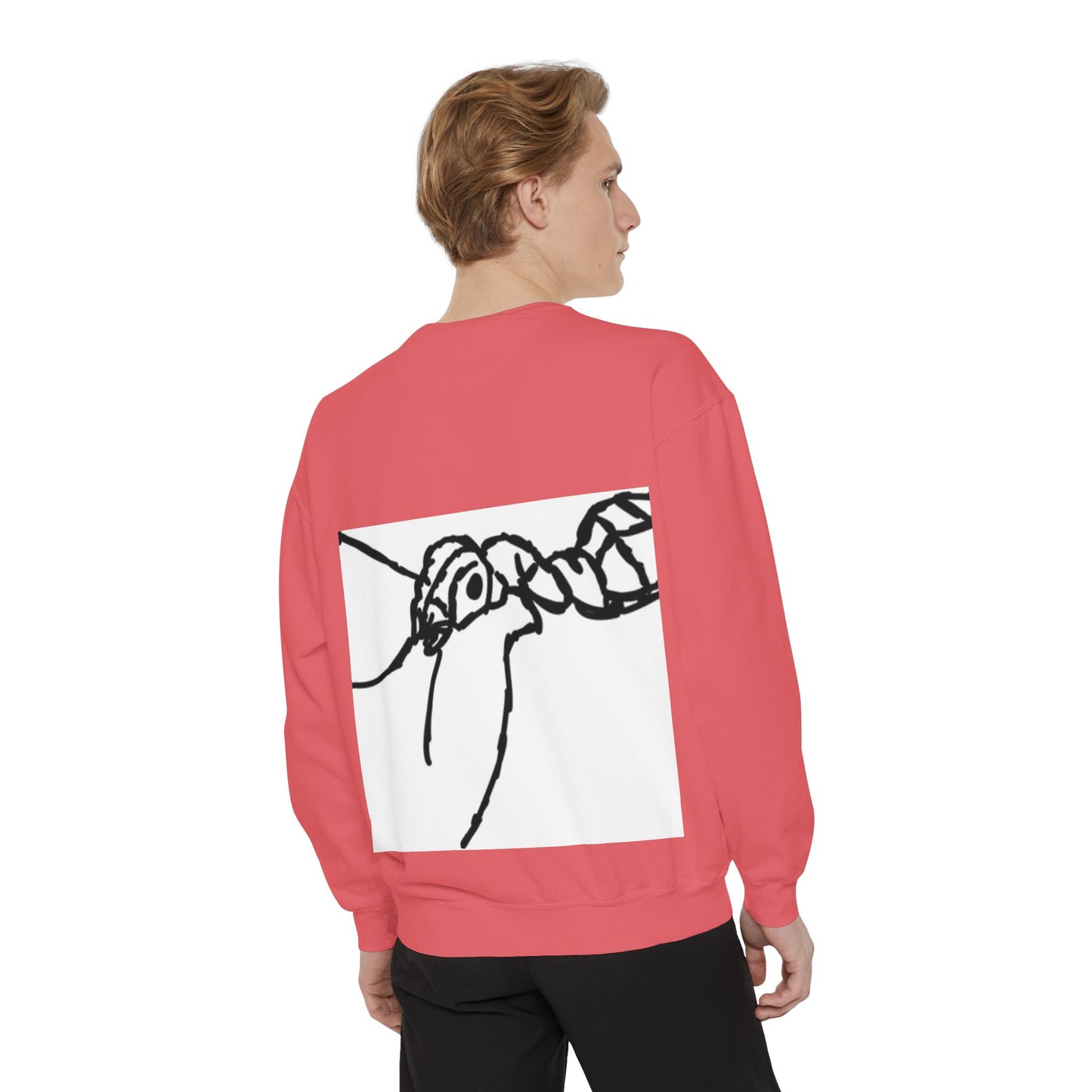 Ant-Inspired Unisex Garment-Dyed Sweatshirt - Unique Nature Lover Gift