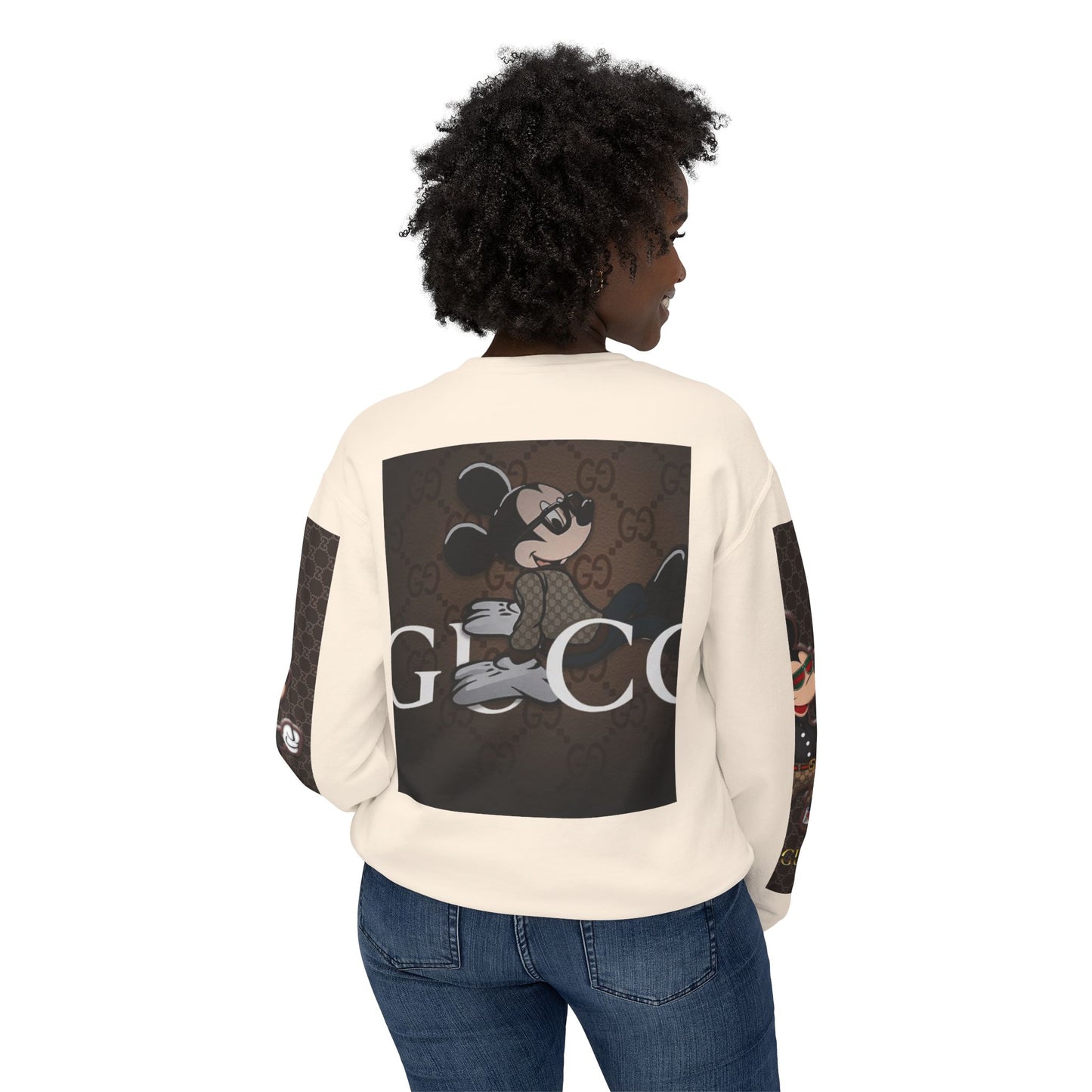Mickey Mouse Stylish Crewneck Sweatshirt - Unisex Luxury Fashion