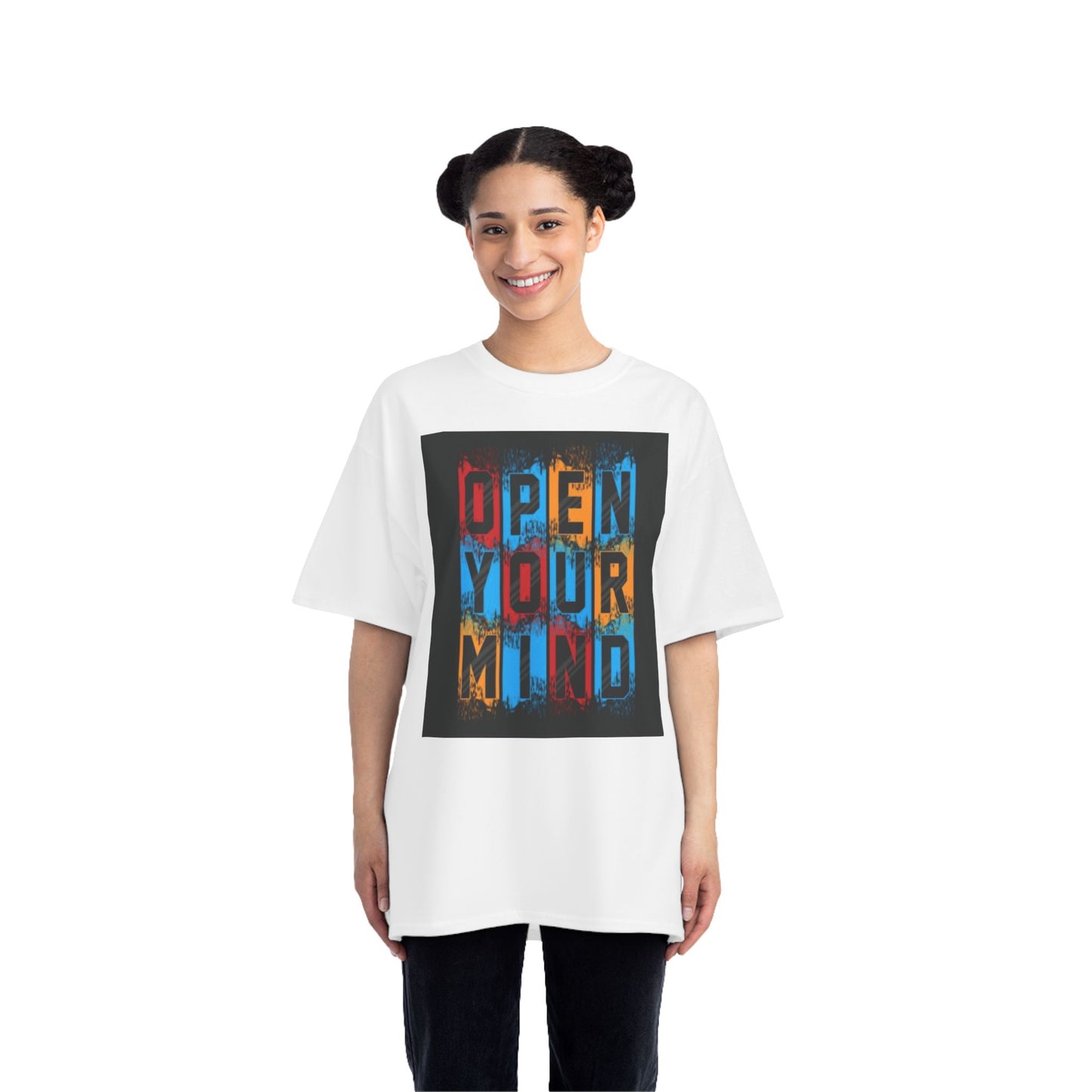 Open Your Mind Graphic Beefy-T® Short-Sleeve T-Shirt - Inspirational Art Tee
